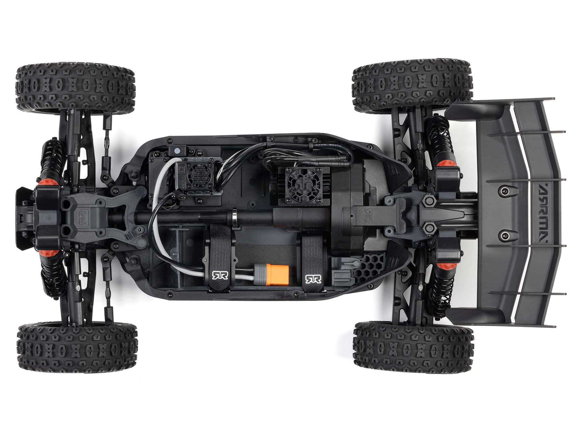 Arrma 1/8 TYPHON 223S BLX 4x4 Buggy RTR with DSC - Yellow-12