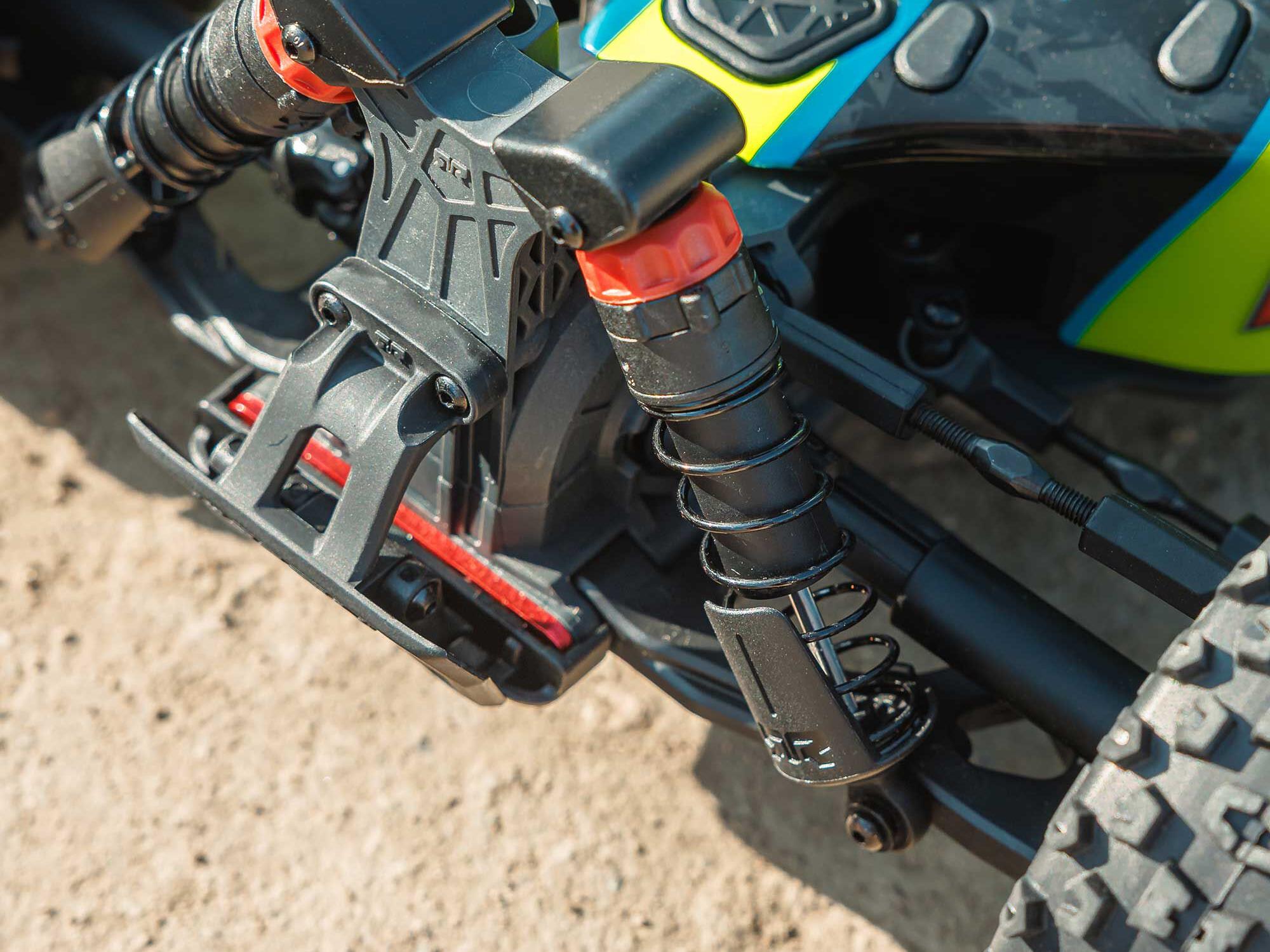 Arrma 1/8 TYPHON 223S BLX 4x4 Buggy RTR with DSC - Yellow-14