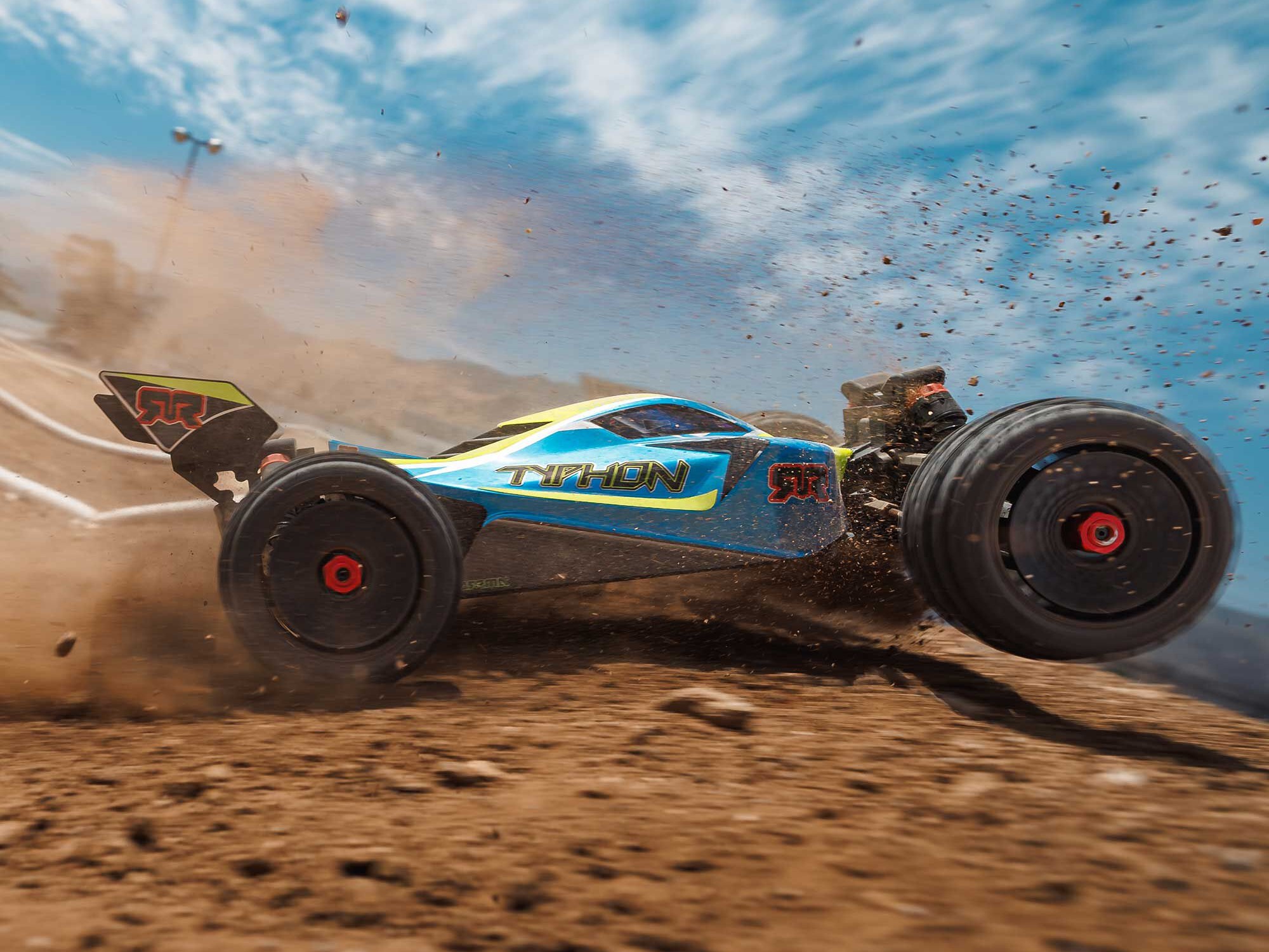 1/8 TYPHON 223S BLX 4X4 Buggy RTR with DSC Blue-10