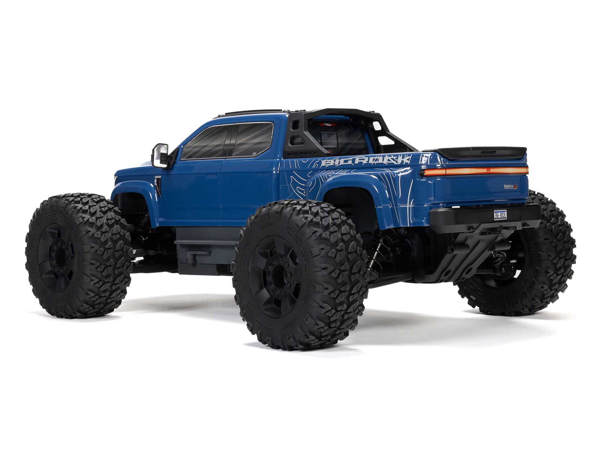 Arrma 1/10 BIG ROCK 223S DSC 4X4 RTR Brushless Monster Truck - Blue-4