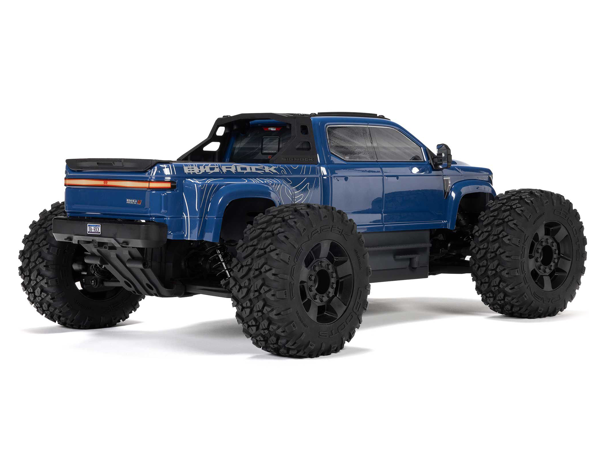 Arrma 1/10 BIG ROCK 223S DSC 4X4 RTR Brushless Monster Truck - Blue-5