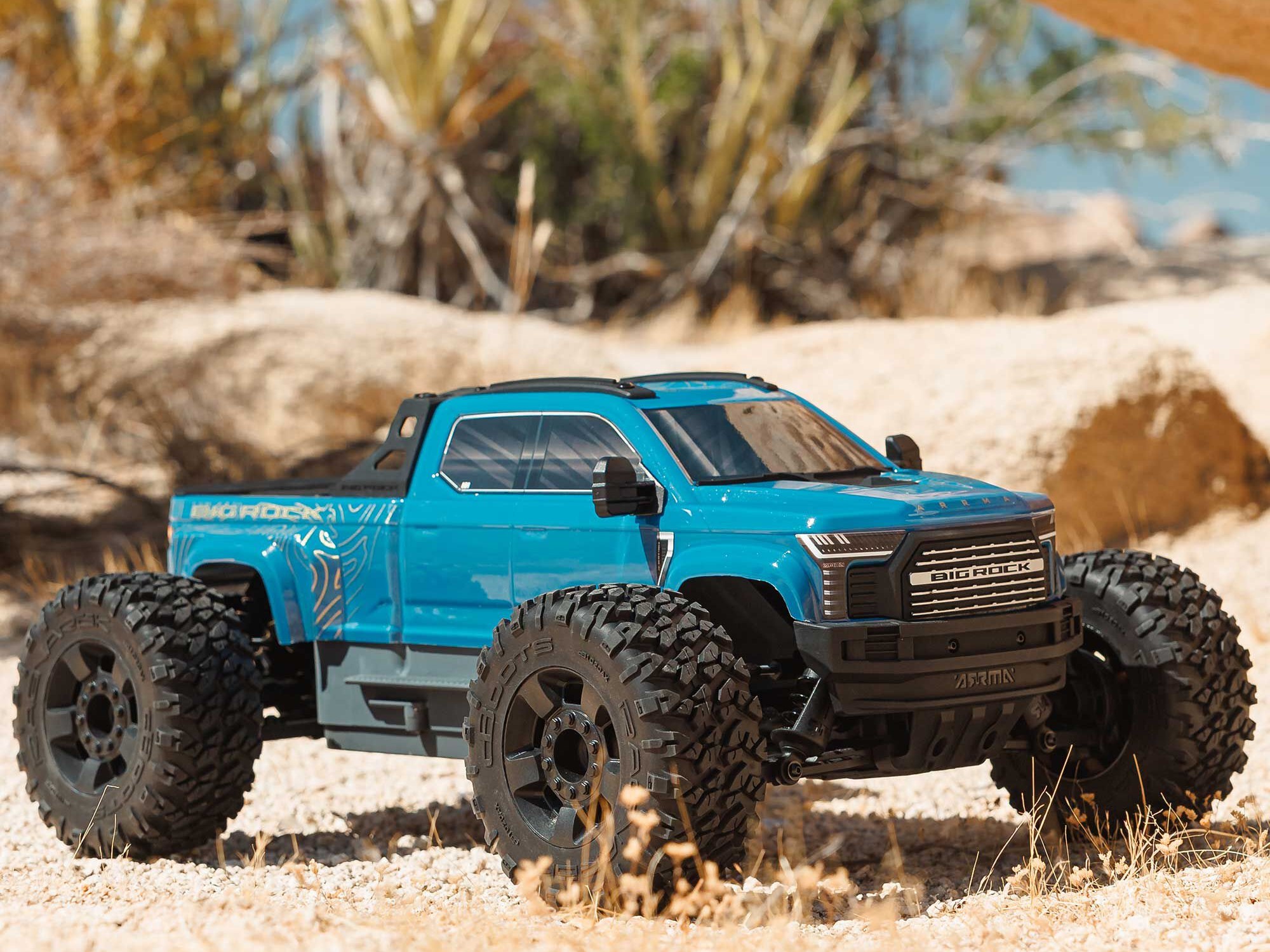 Arrma 1/10 BIG ROCK 223S DSC 4X4 RTR Brushless Monster Truck - Blue-25