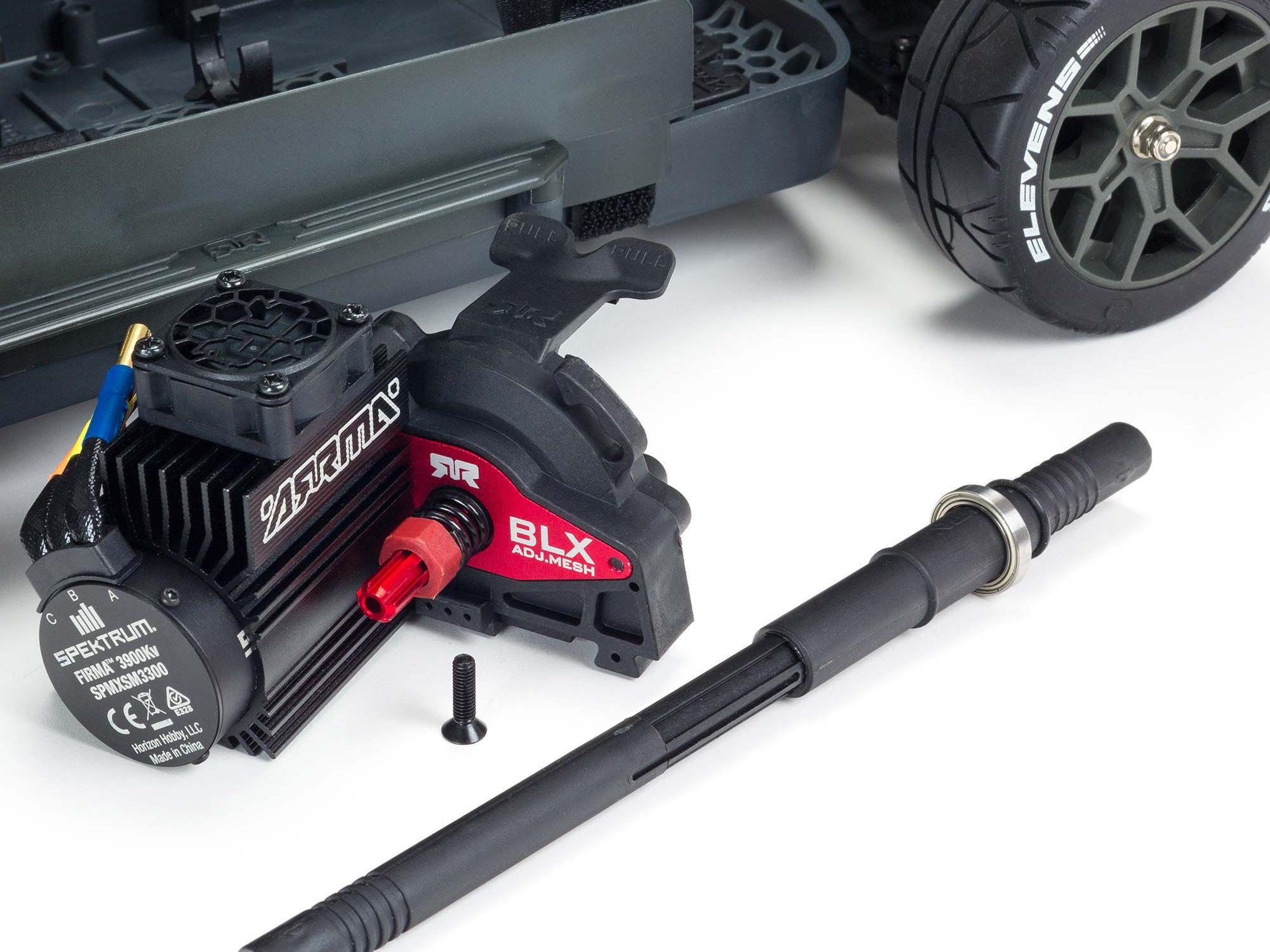 1/8 INFRACTION 3S 4X4 BLX Resto-Mod Truck RTR Black/Teal-7