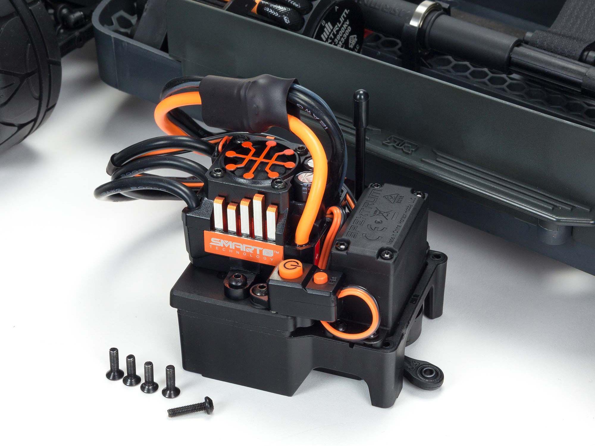 1/8 INFRACTION 3S 4X4 BLX Resto-Mod Truck RTR Black/Teal-10