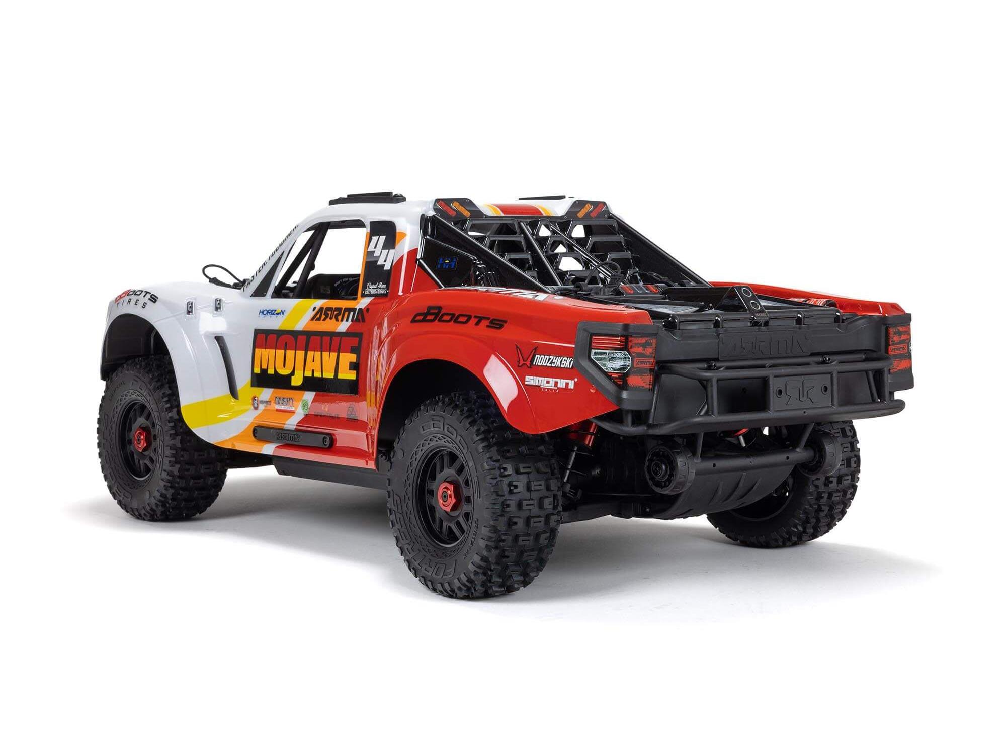 Arrma 1/8 MOJAVE 4X4 4S BLX Desert Truck RTR - White-13