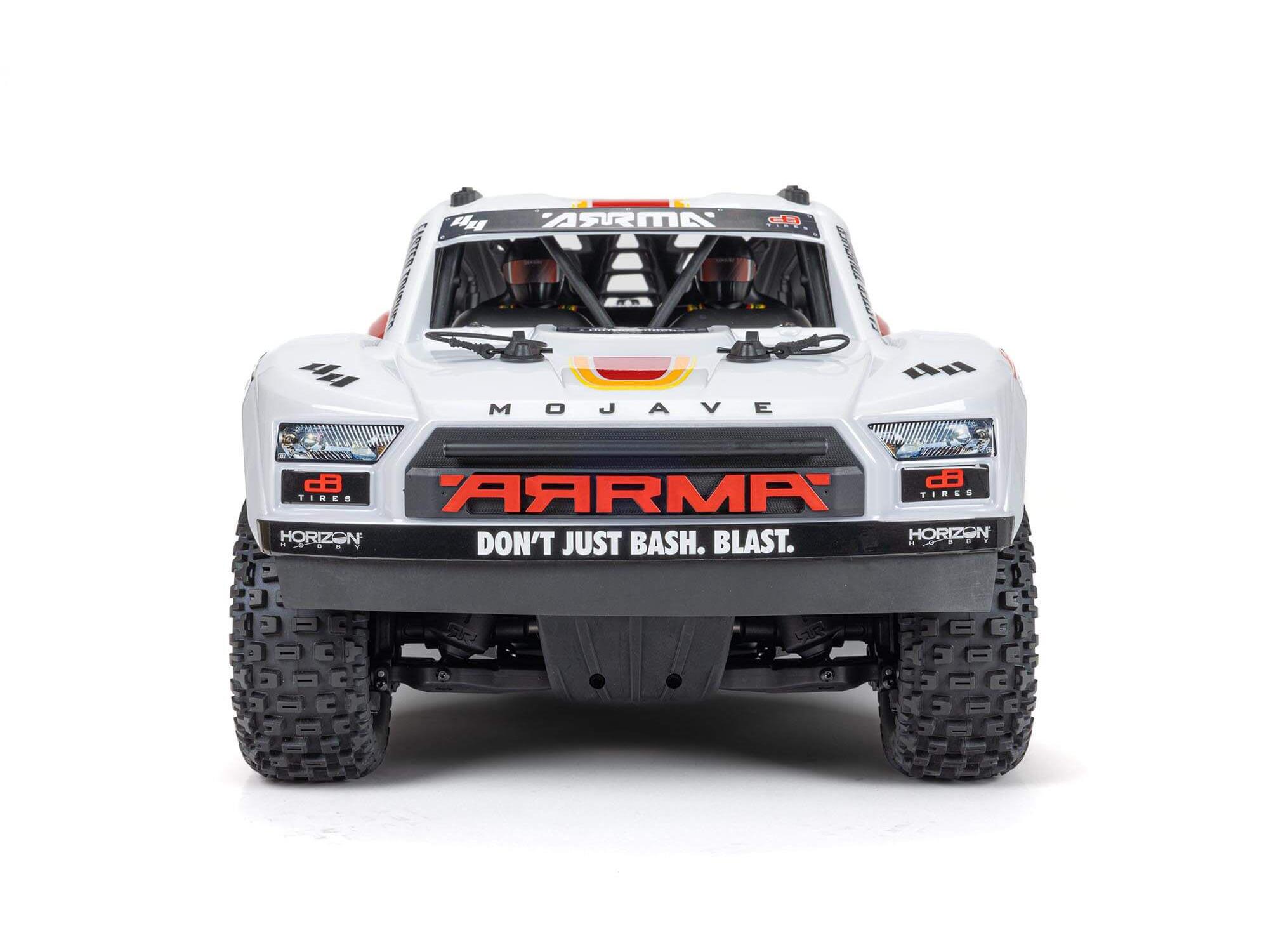Arrma 1/8 MOJAVE 4X4 4S BLX Desert Truck RTR - White-15