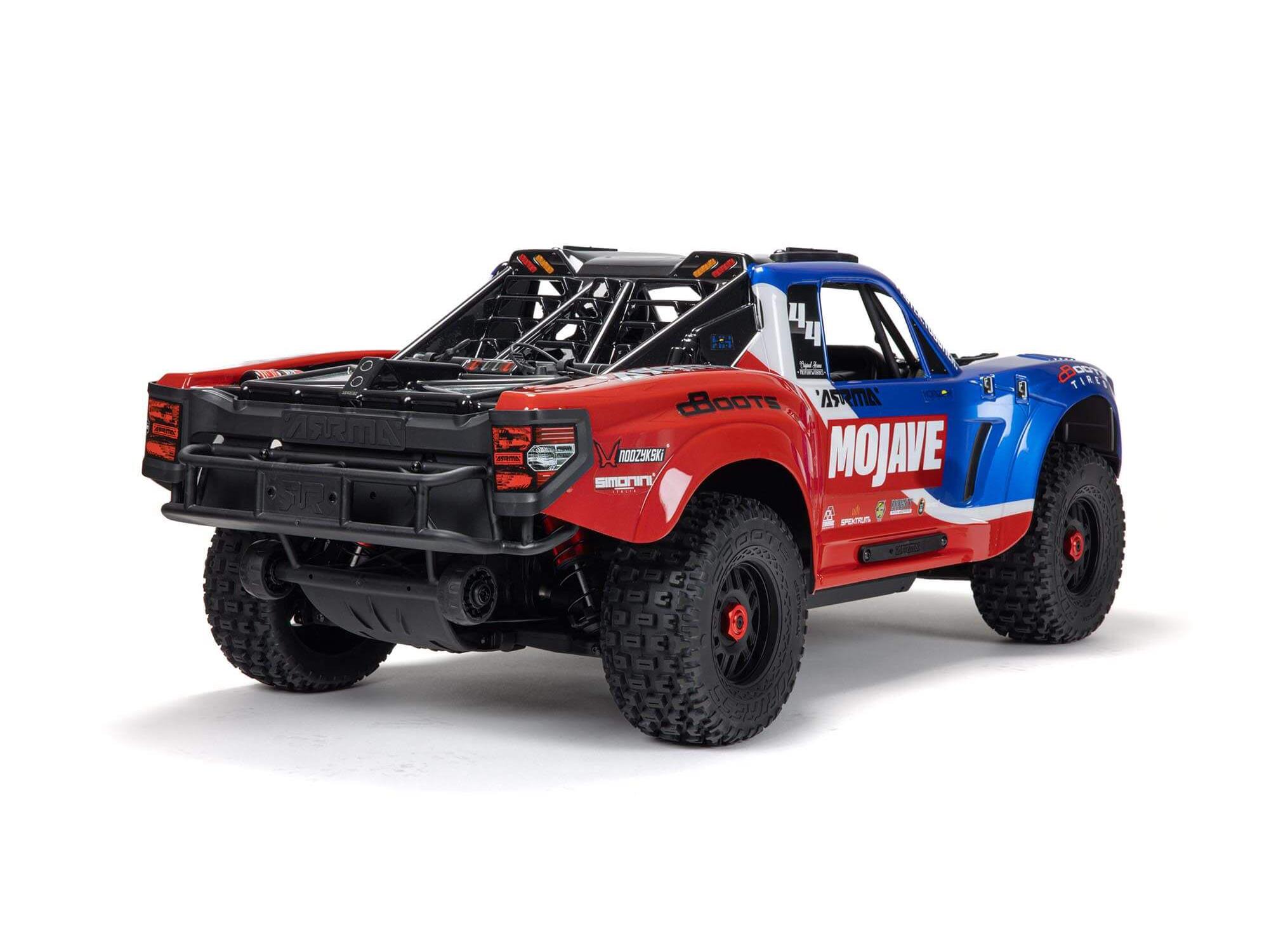 Arrma 1/8 MOJAVE 4X4 4S BLX Desert Truck RTR - Blue-11