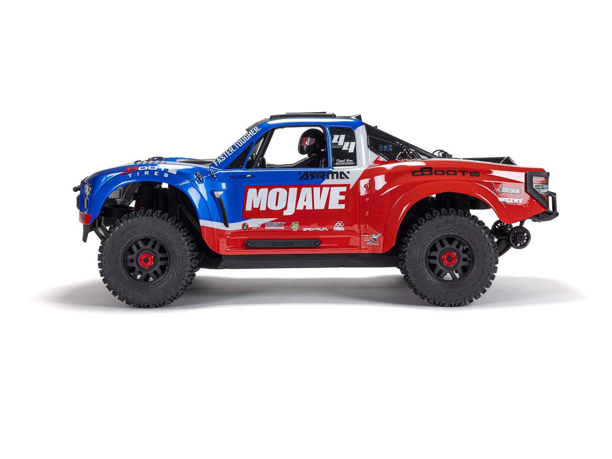 Arrma 1/8 MOJAVE 4X4 4S BLX Desert Truck RTR - Blue-15