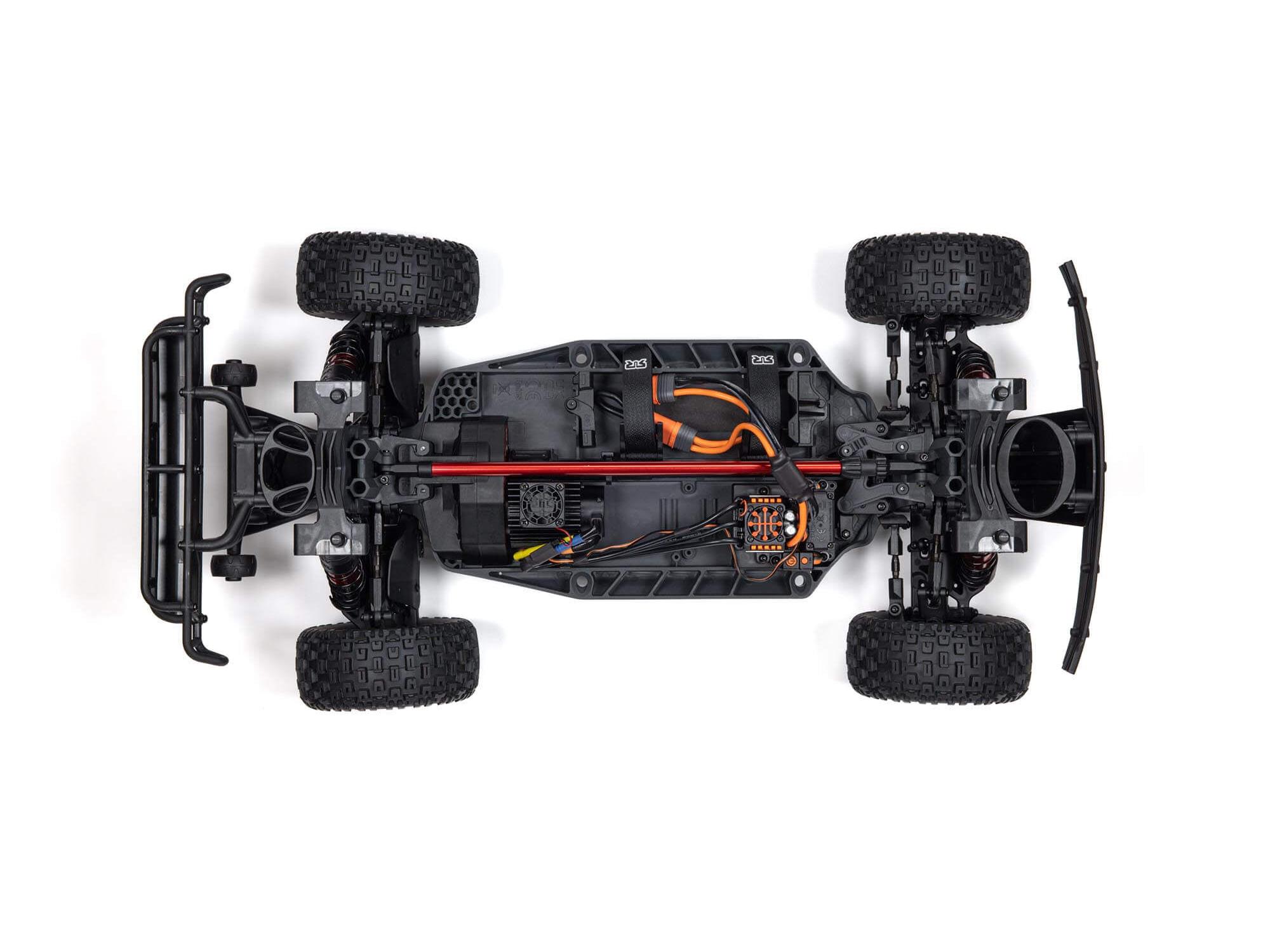 Arrma 1/8 MOJAVE 4X4 4S BLX Desert Truck RTR - Blue-19