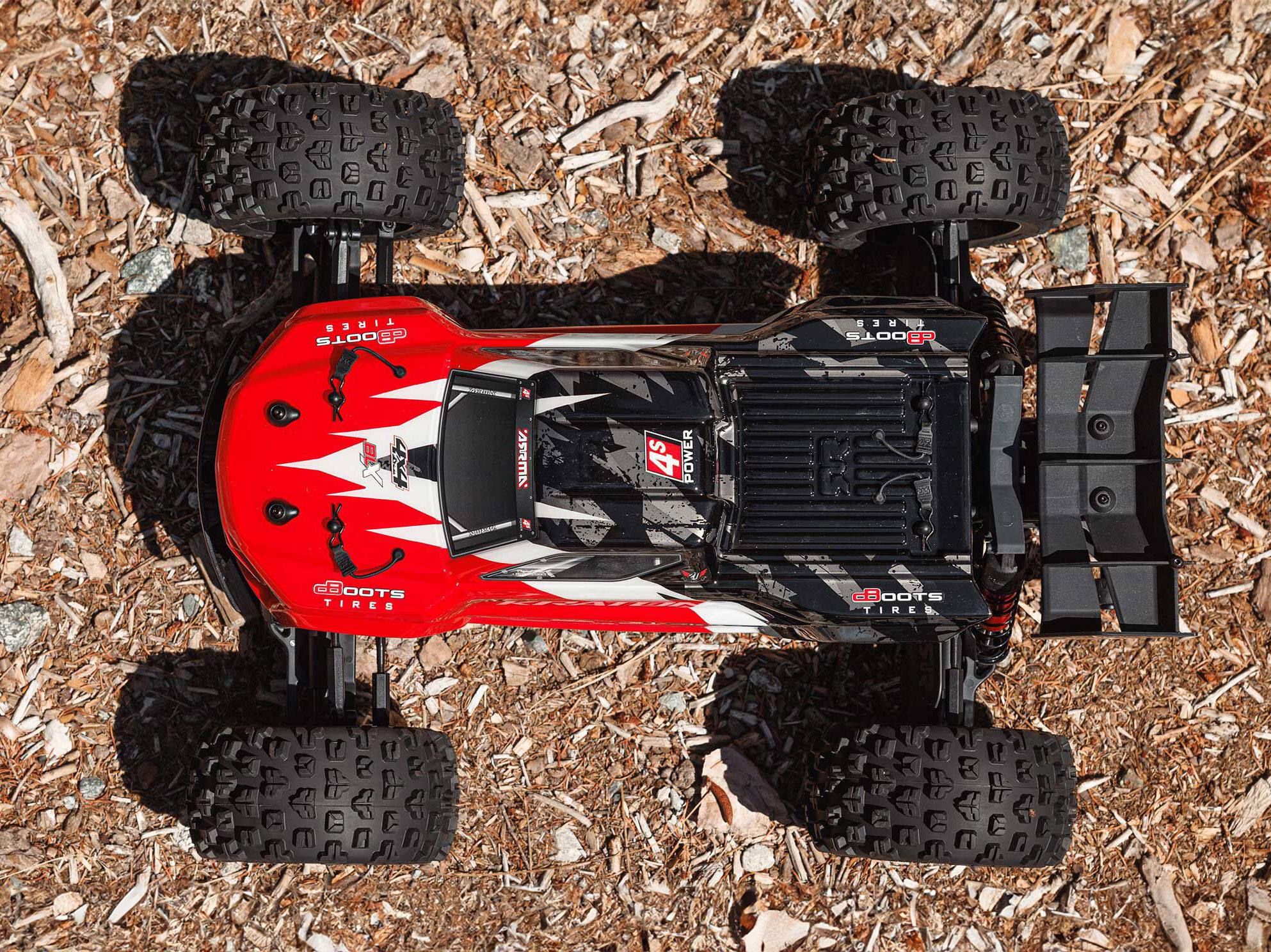 1/10 KRATON 4S 4X4 BLX Centre Diff Speed MT (Red)-14