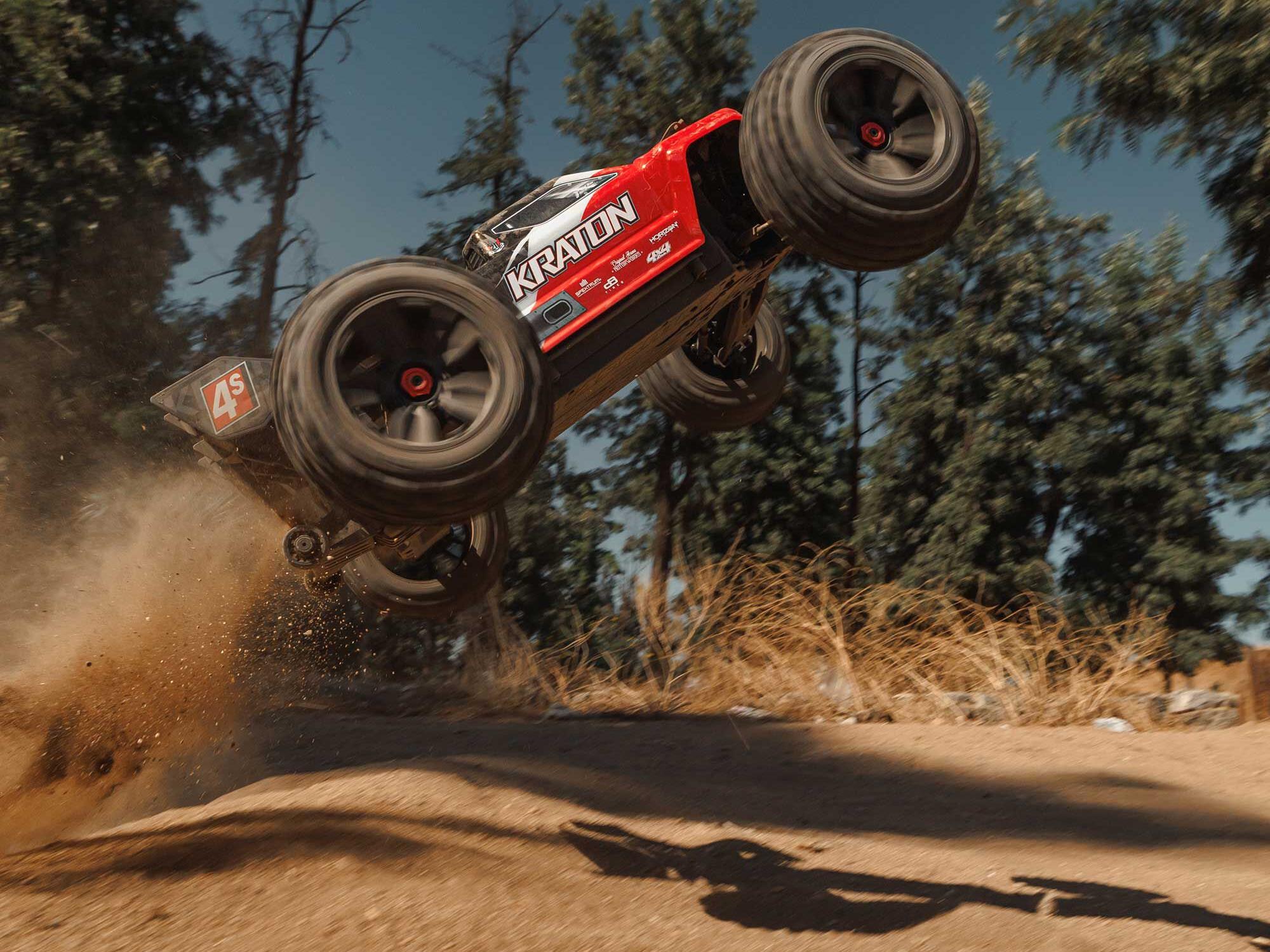 1/10 KRATON 4S 4X4 BLX Centre Diff Speed MT (Red)-17