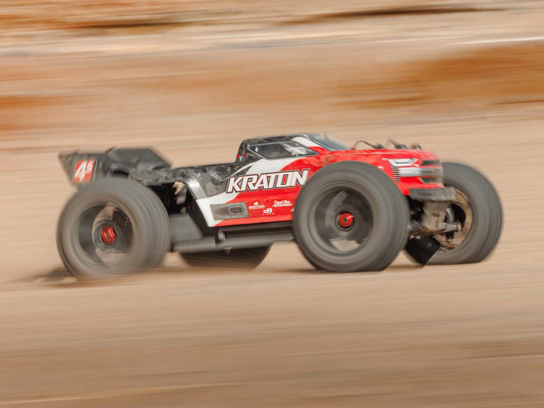 1/10 KRATON 4S 4X4 BLX Centre Diff Speed MT (Red)-20