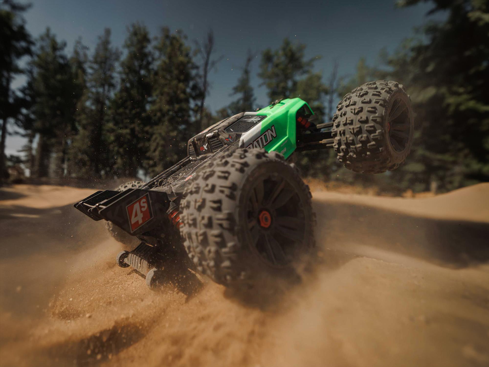 1/10 KRATON 4S 4X4 BLX Centre Diff Speed MT (Green)-26