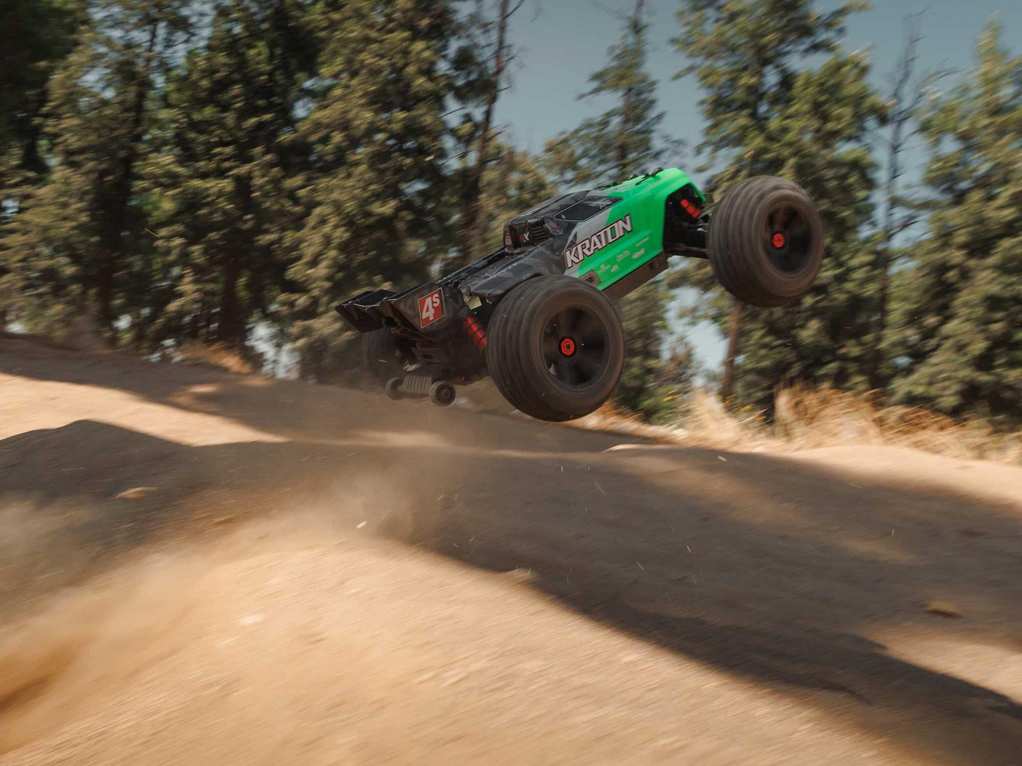 1/10 KRATON 4S 4X4 BLX Centre Diff Speed MT (Green)-27