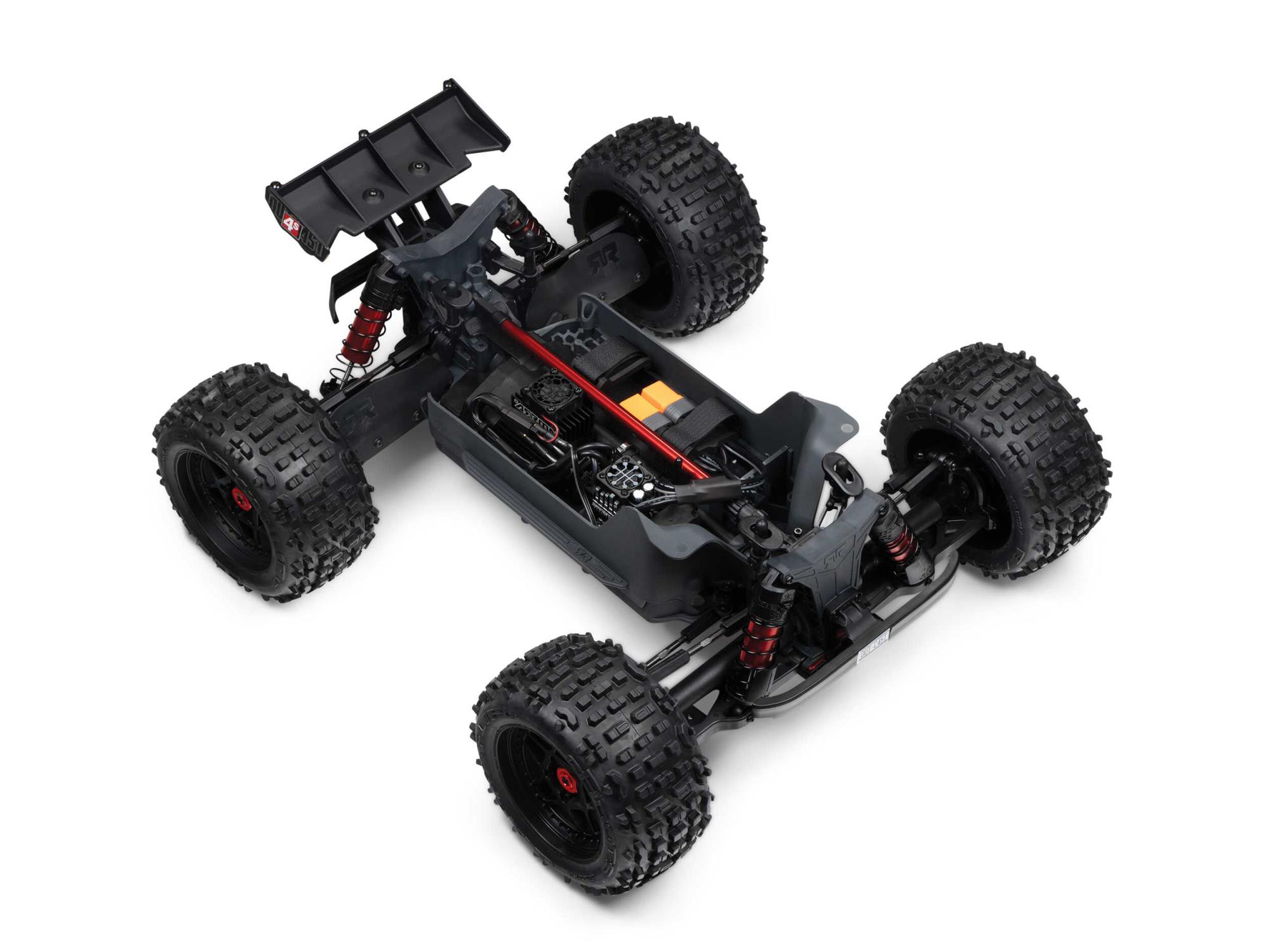 1/10 OUTCAST 4S 4X4 BLX Stunt MT (with Centre Diff) Gunmetal-7