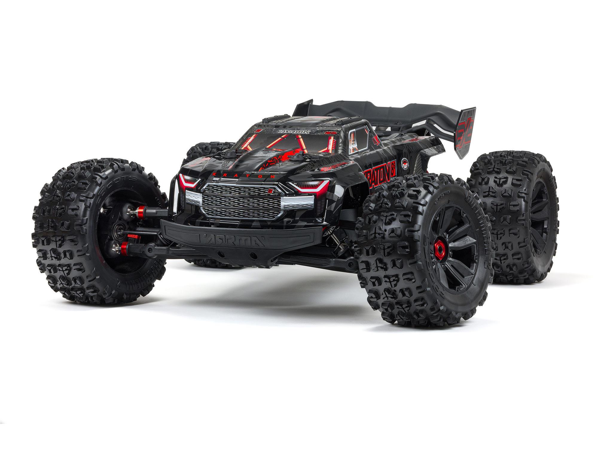 Arrma 1/5 KRATON 4x4 8S BLX EXB Brushless Monster Truck RTR, Black-7