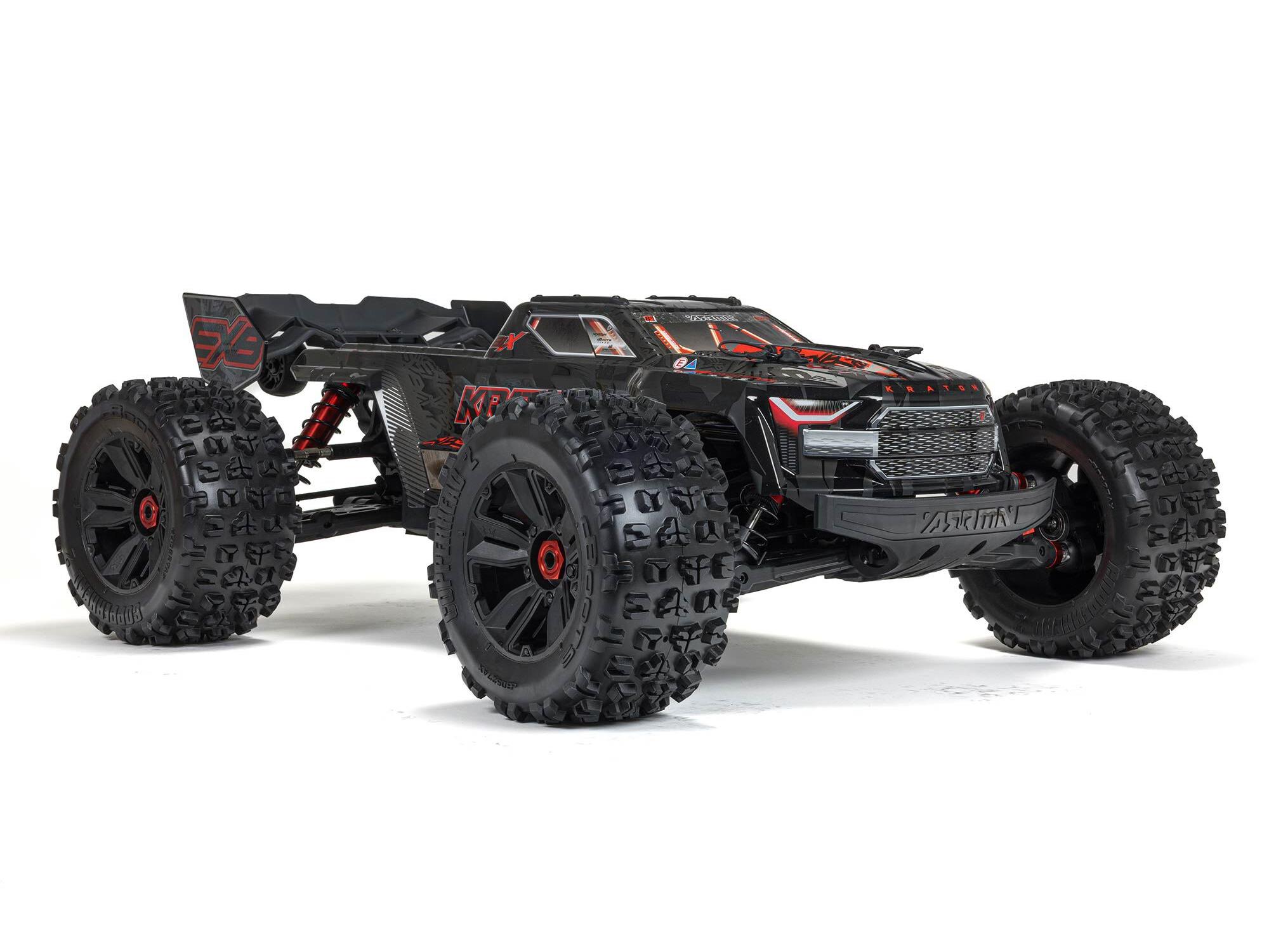 Arrma 1/5 KRATON 4x4 8S BLX EXB Brushless Monster Truck RTR, Black-8