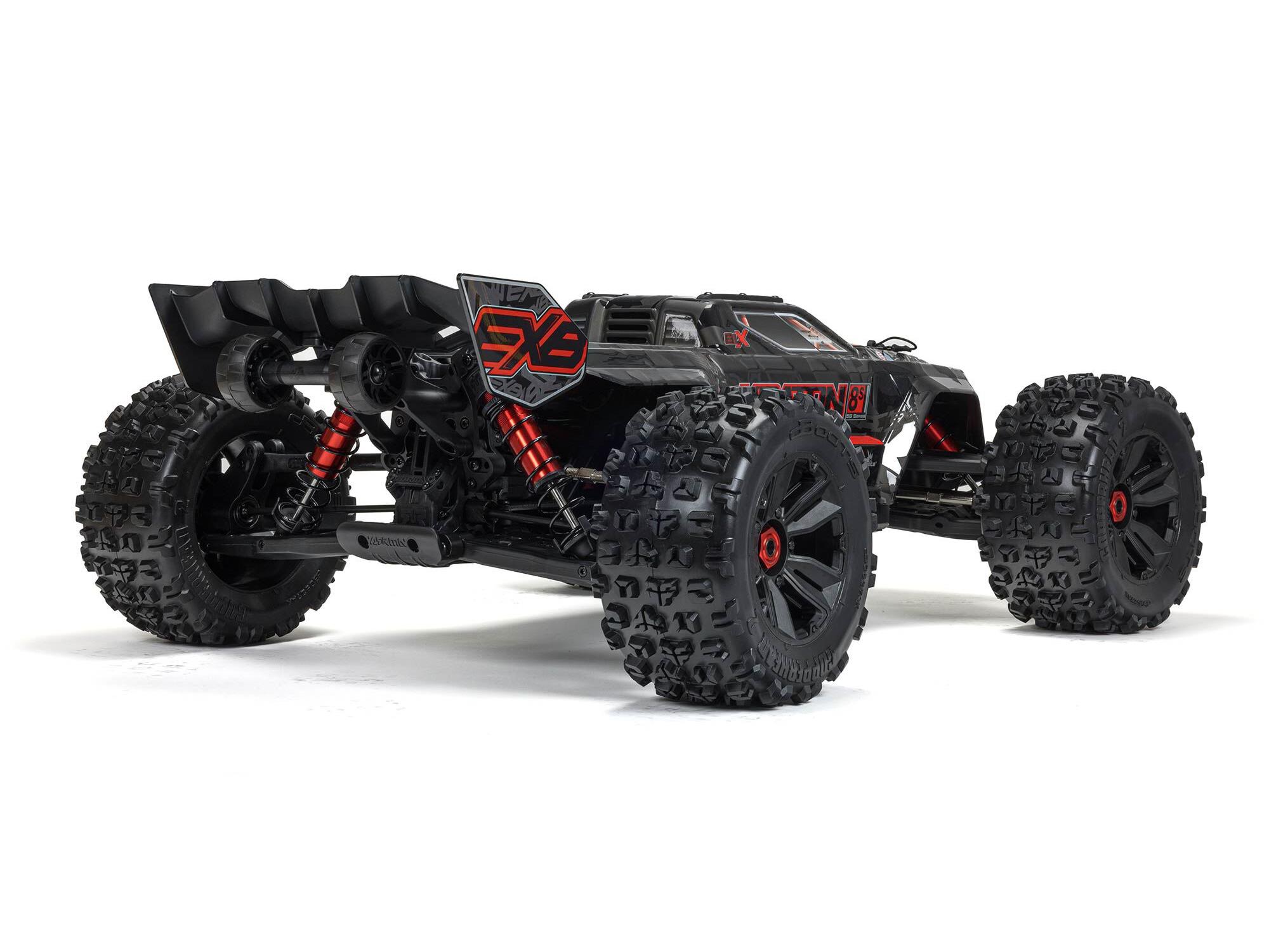 Arrma 1/5 KRATON 4x4 8S BLX EXB Brushless Monster Truck RTR, Black-9