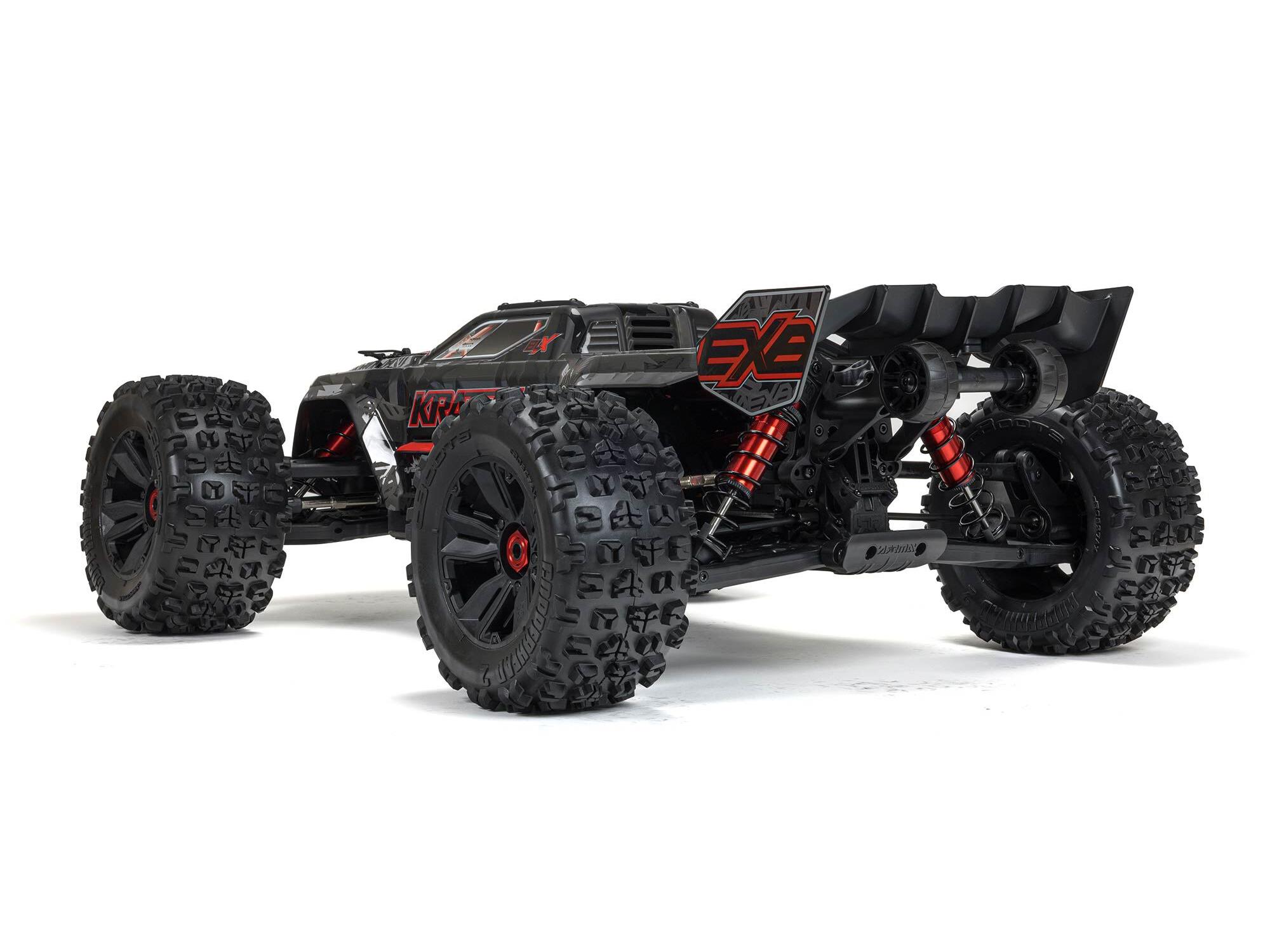 Arrma 1/5 KRATON 4x4 8S BLX EXB Brushless Monster Truck RTR, Black-10
