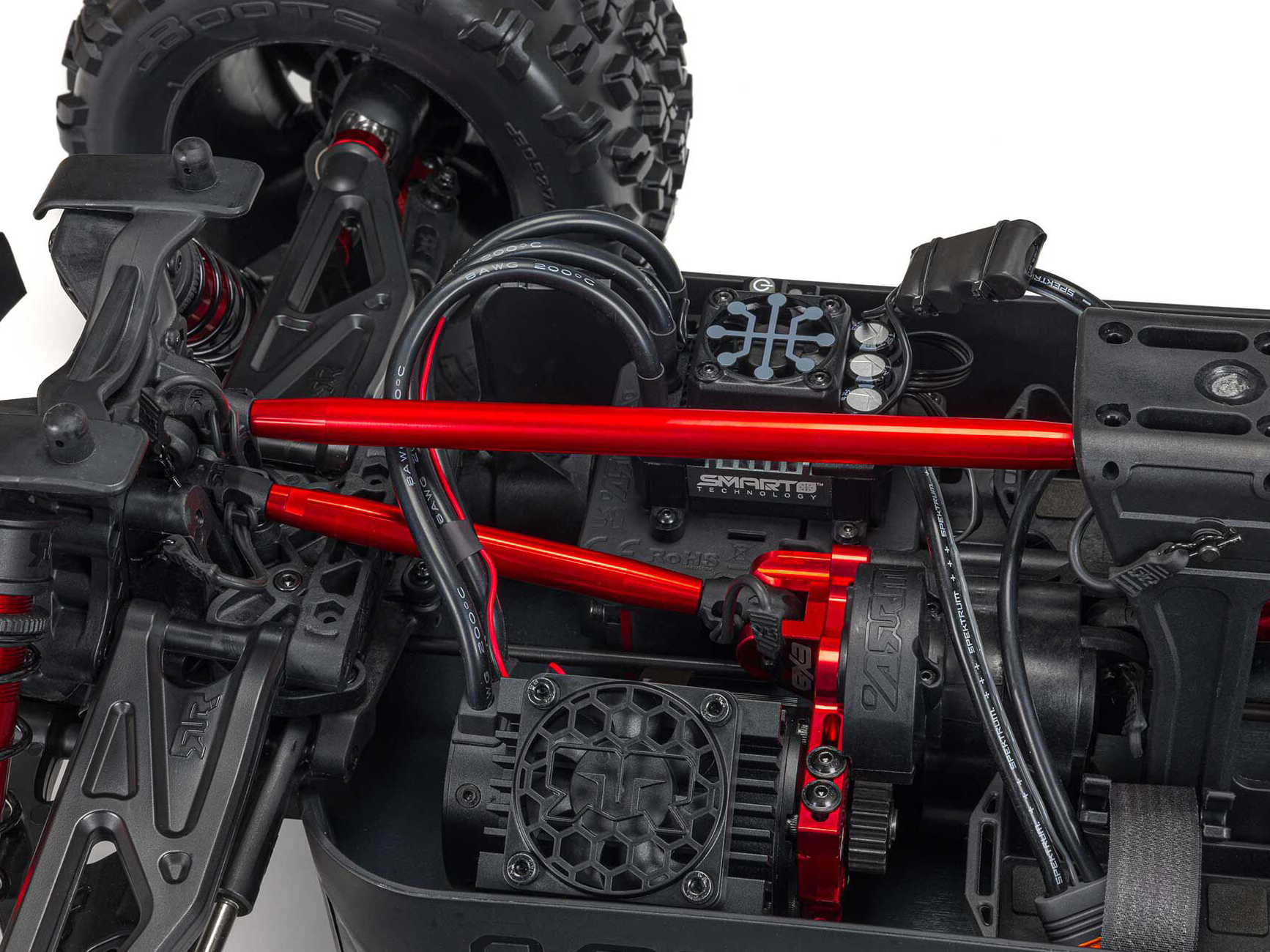 Arrma 1/5 KRATON 4x4 8S BLX EXB Brushless Monster Truck RTR, Black-21