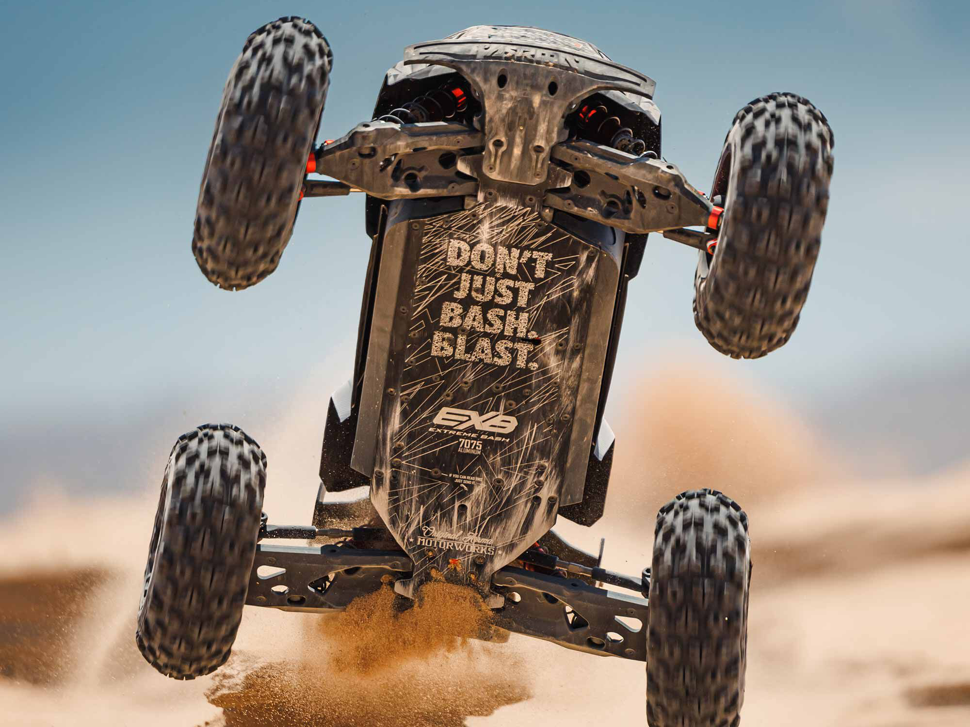 Arrma 1/5 KRATON 4x4 8S BLX EXB Brushless Monster Truck RTR, Black-23