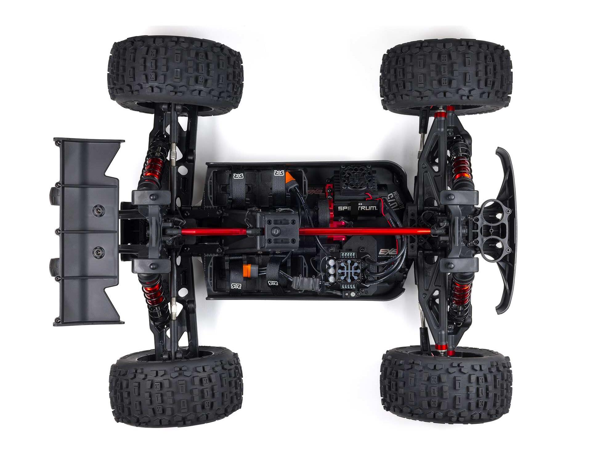 Arrma 1/5 Outcast 8S 4X4 BLX EXB Stunt Truck RTR Black-24