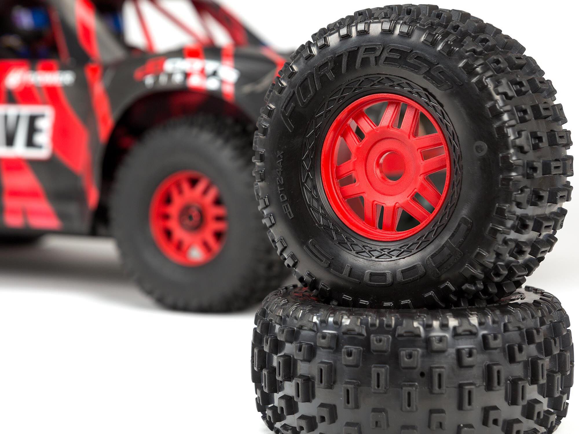 ARRMA 1/7 MOJAVE 6S 4X4 BLX Desert Truck RTR Red/Black-12