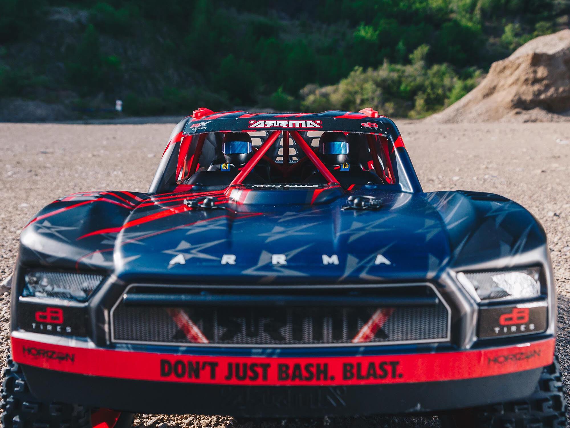 ARRMA 1/7 MOJAVE 6S 4X4 BLX Desert Truck RTR Red/Black-18