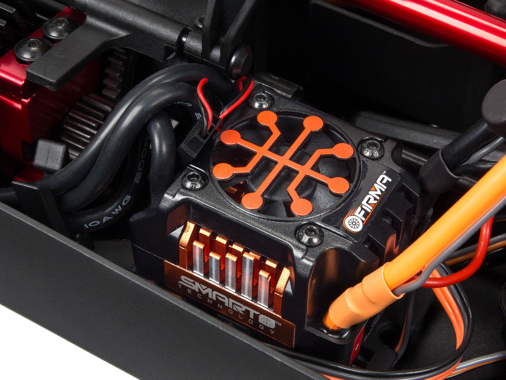 ARRMA 1/7 MOJAVE 6S 4X4 BLX Desert Truck RTR Red/Black-23