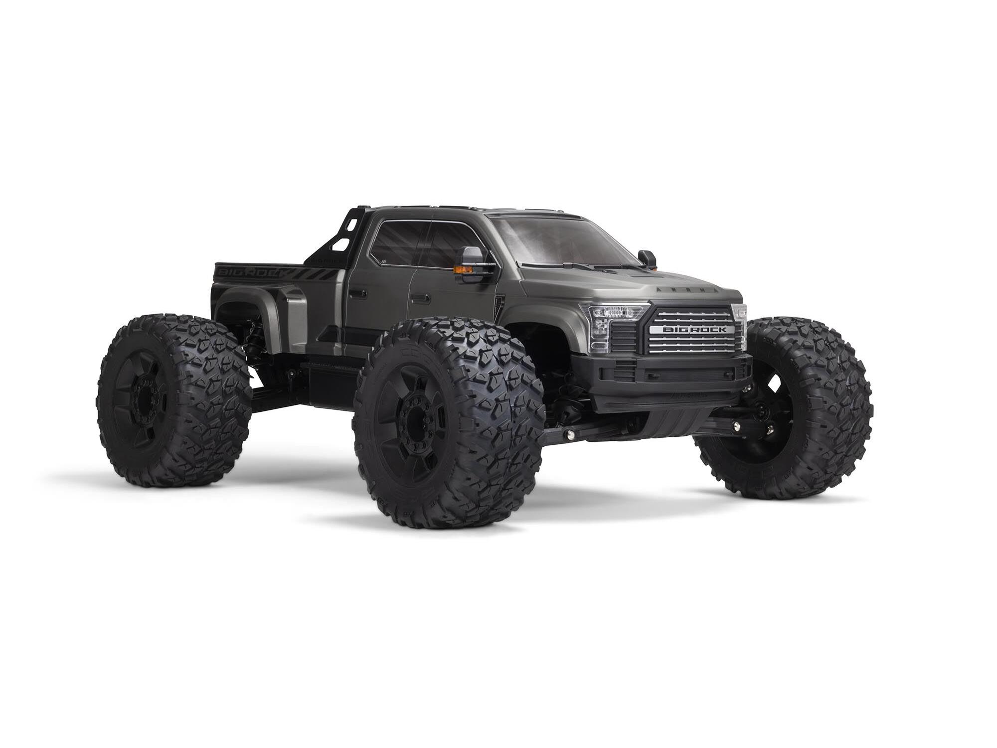 Arrma 1/7 BIG ROCK 6S 4X4 BLX Monster Truck RTR Gunmetal-17