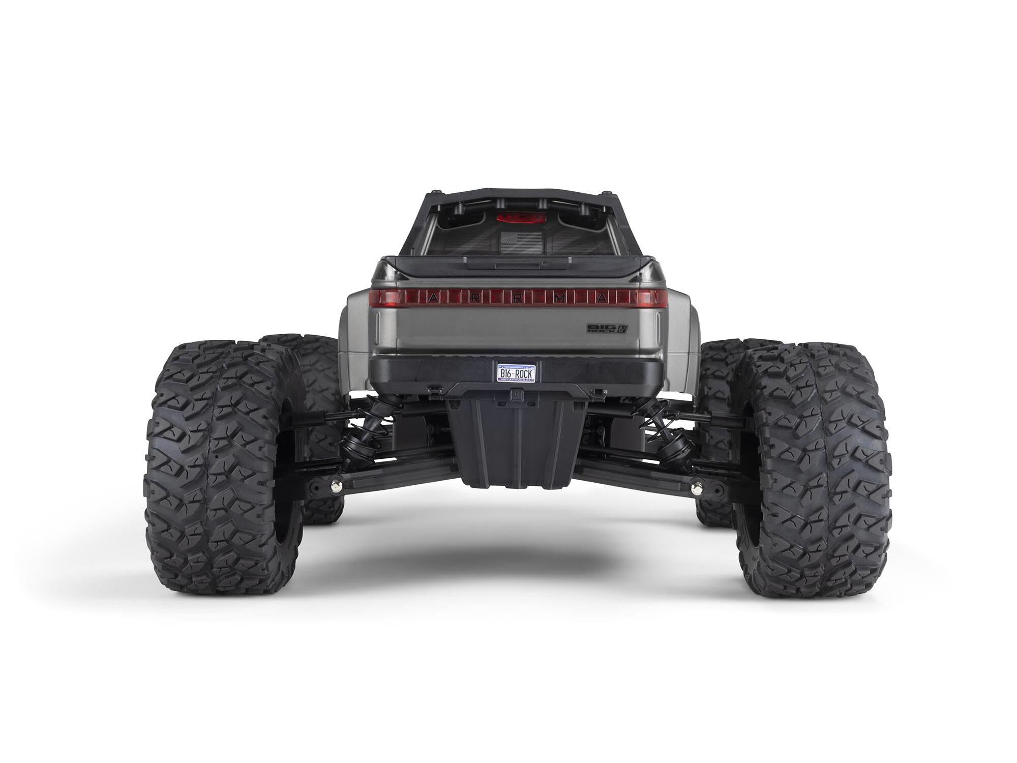 Arrma 1/7 BIG ROCK 6S 4X4 BLX Monster Truck RTR Gunmetal-21