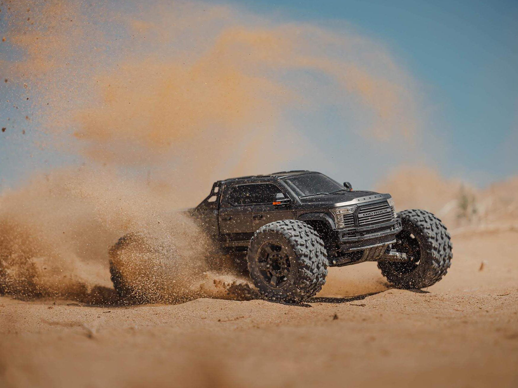 Arrma 1/7 BIG ROCK 6S 4X4 BLX Monster Truck RTR Gunmetal-29