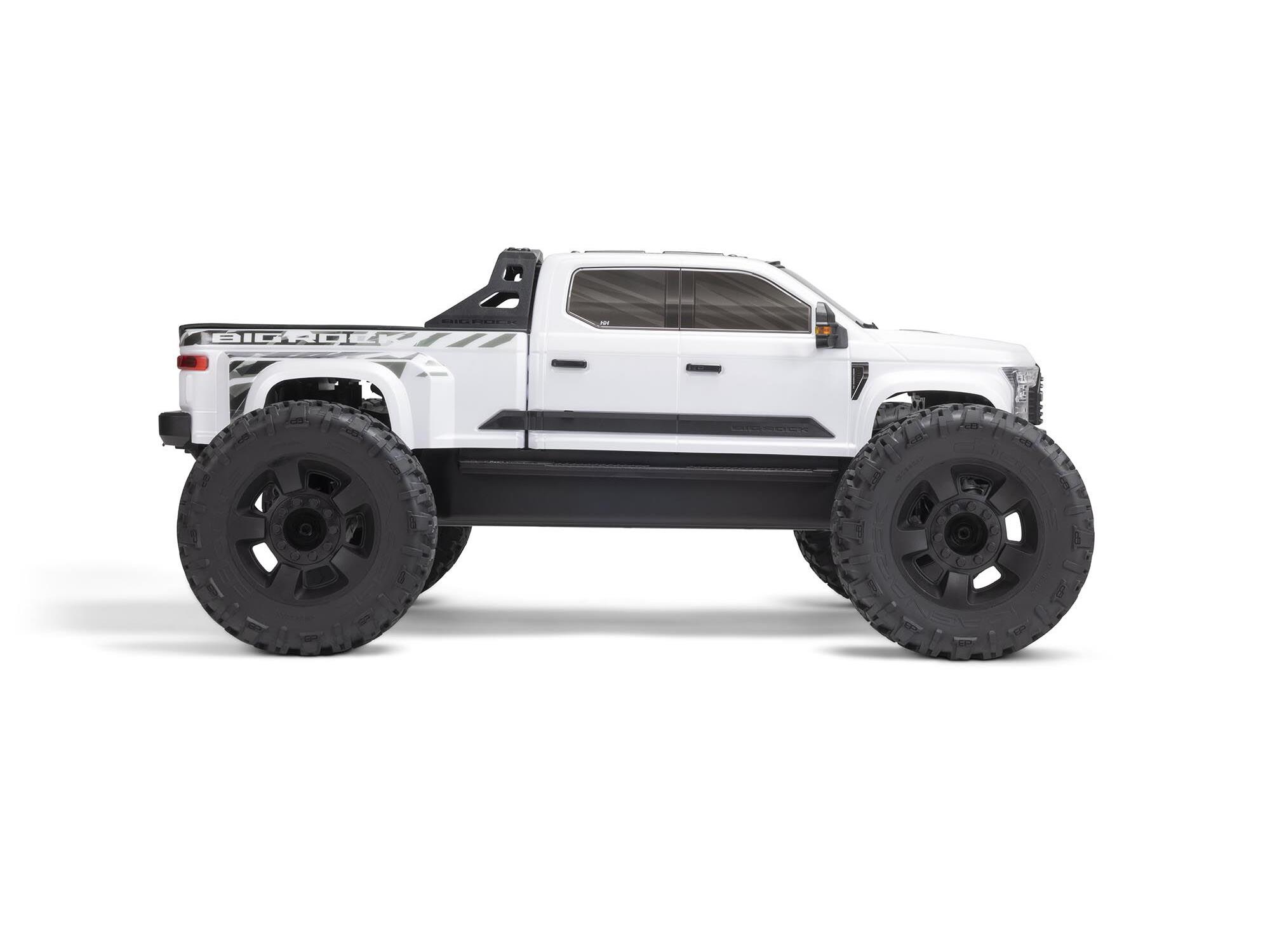 1/7 BIG ROCK 6S 4X4 BLX Monster Truck RTR White-3