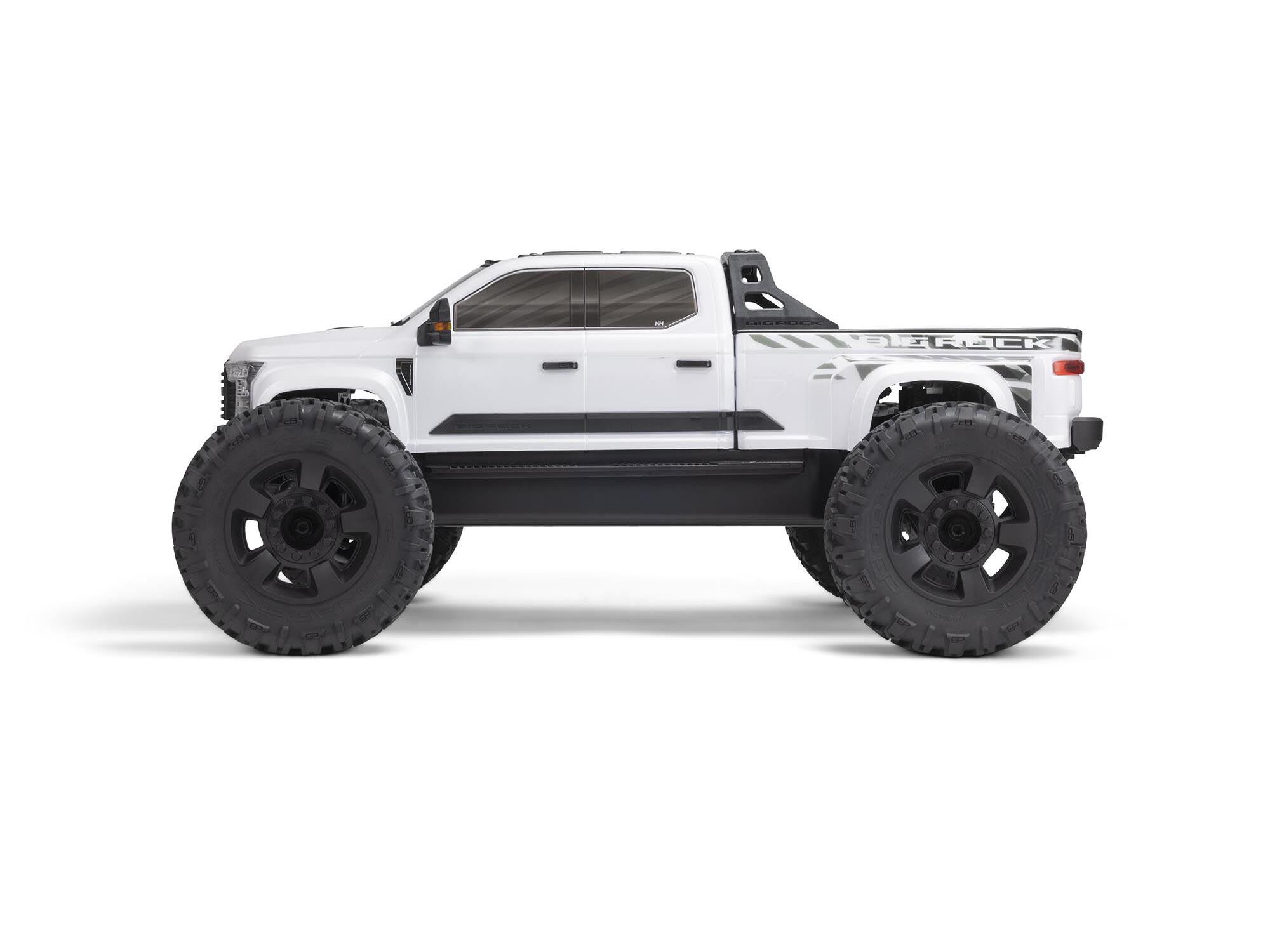 1/7 BIG ROCK 6S 4X4 BLX Monster Truck RTR White-4
