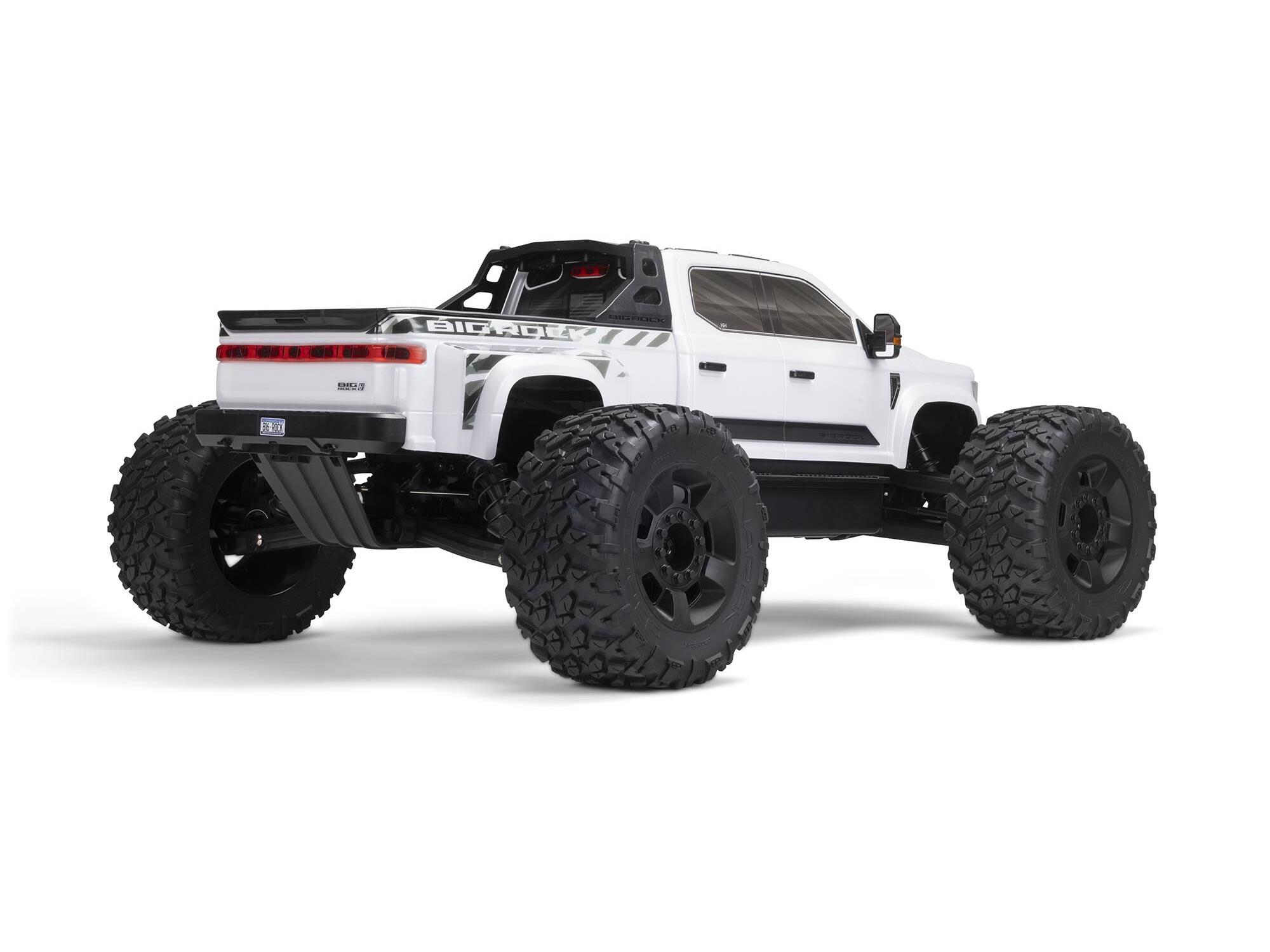 1/7 BIG ROCK 6S 4X4 BLX Monster Truck RTR White-7