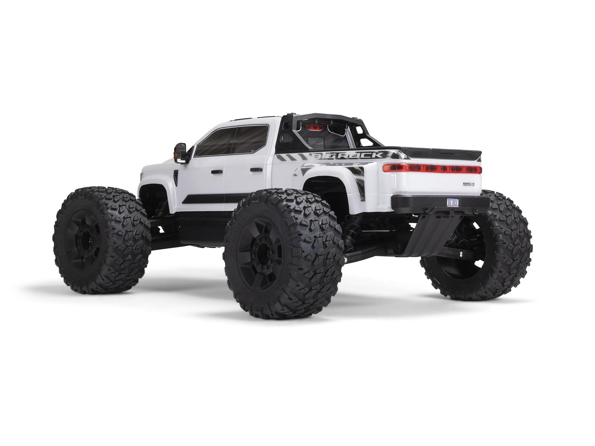 1/7 BIG ROCK 6S 4X4 BLX Monster Truck RTR White-8