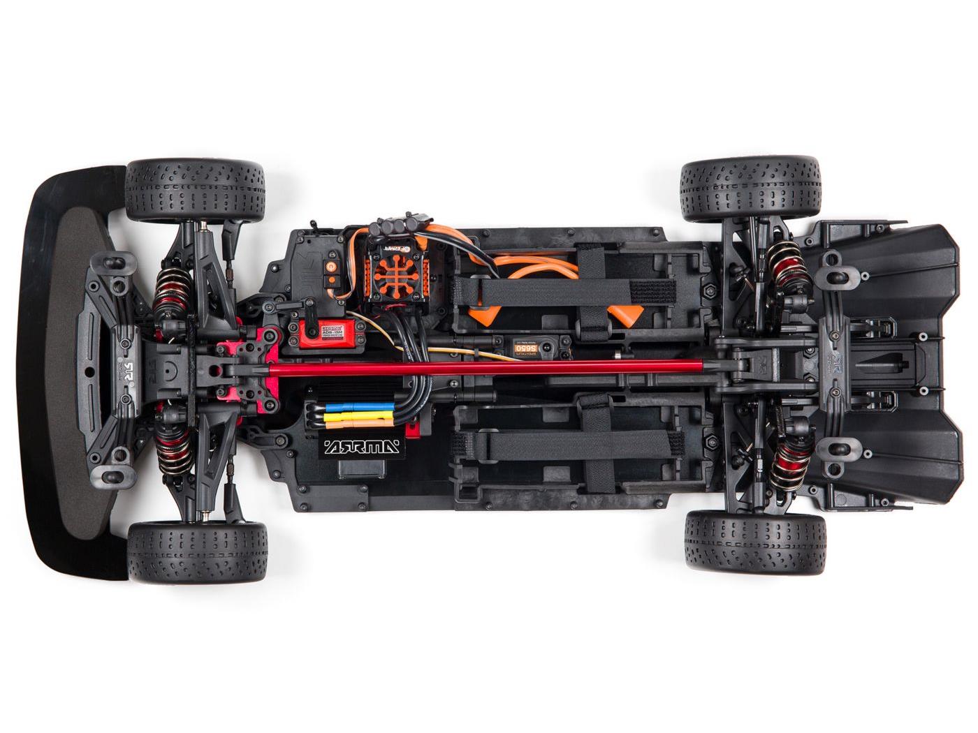 Arrma 1/7 Infraction 6S 4X4 BLX Resto-Mod Truck RTR Blue-8