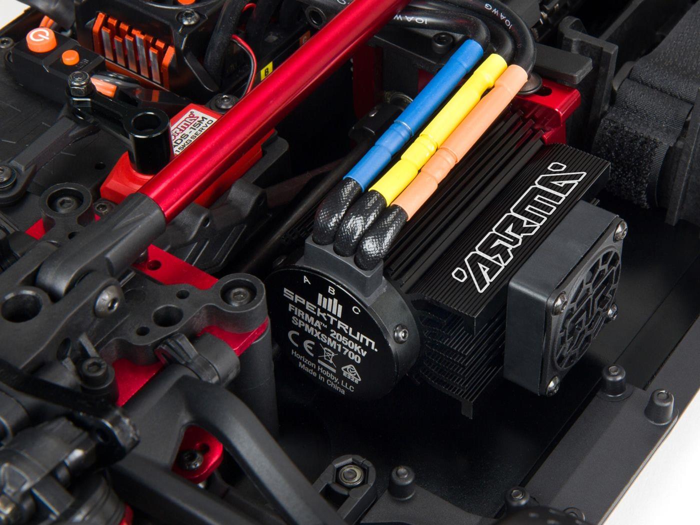 Arrma 1/7 Infraction 6S 4X4 BLX Resto-Mod Truck RTR Blue-12