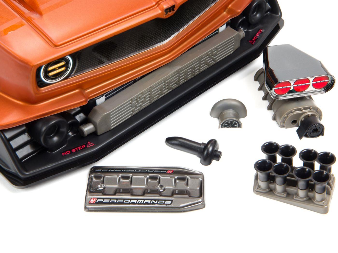 1/7 FELONY 6S 4X4 BLX Resto-Mod Muscle Car RTR Orange-2