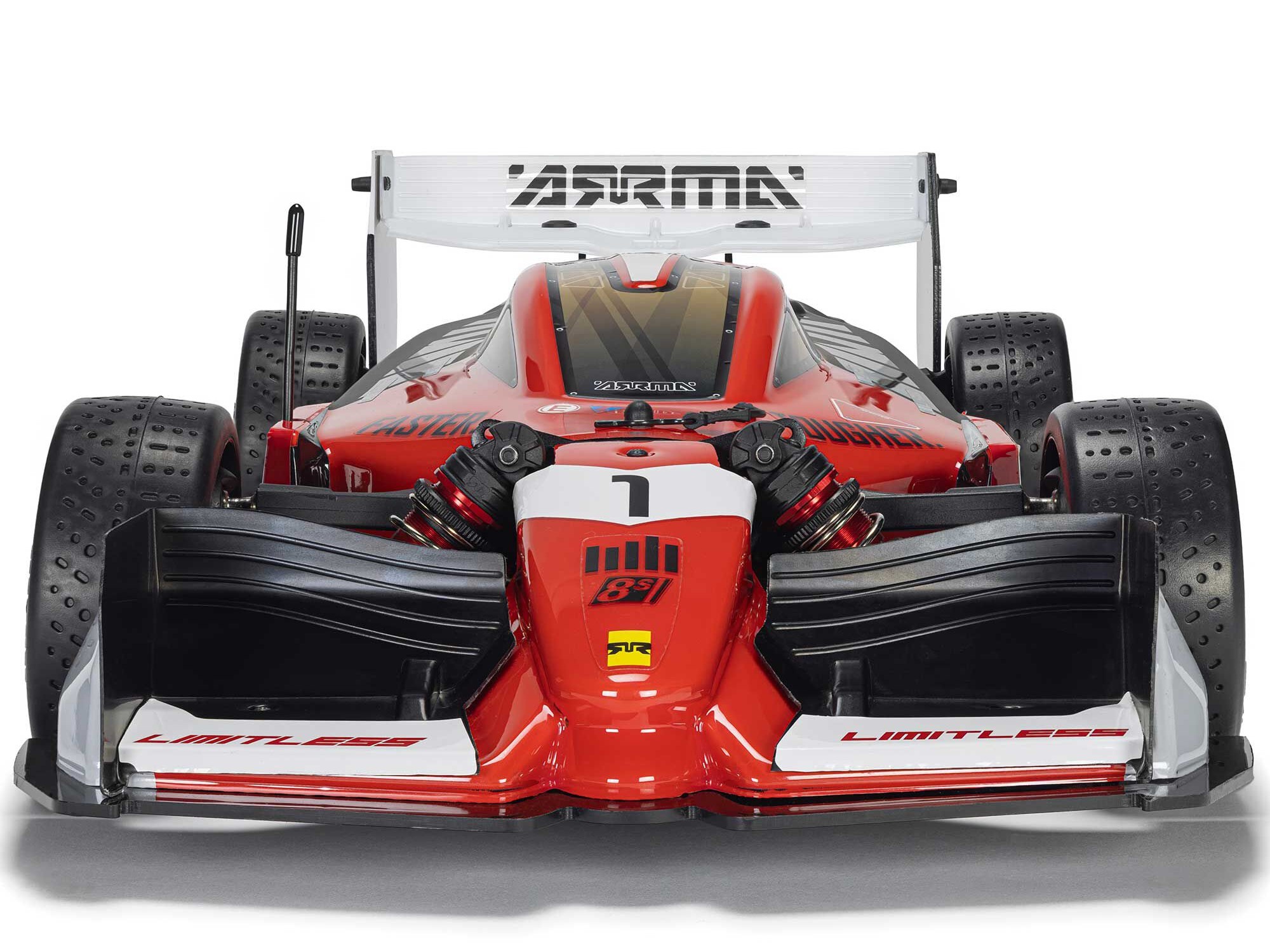 1/7 LIMITLESS 120 8S AVC 4X4 RTR Street Speed, Red/Black-16