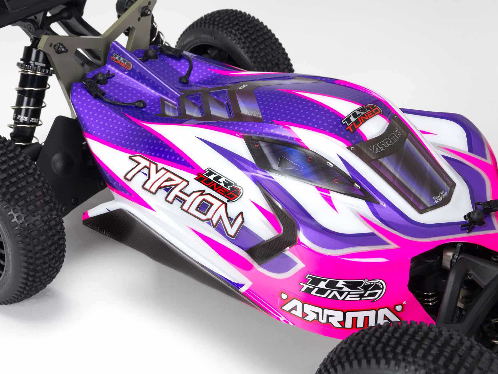 1/8 TLR TUNED TYPHON Race Ready Roller Pink/Purple-18
