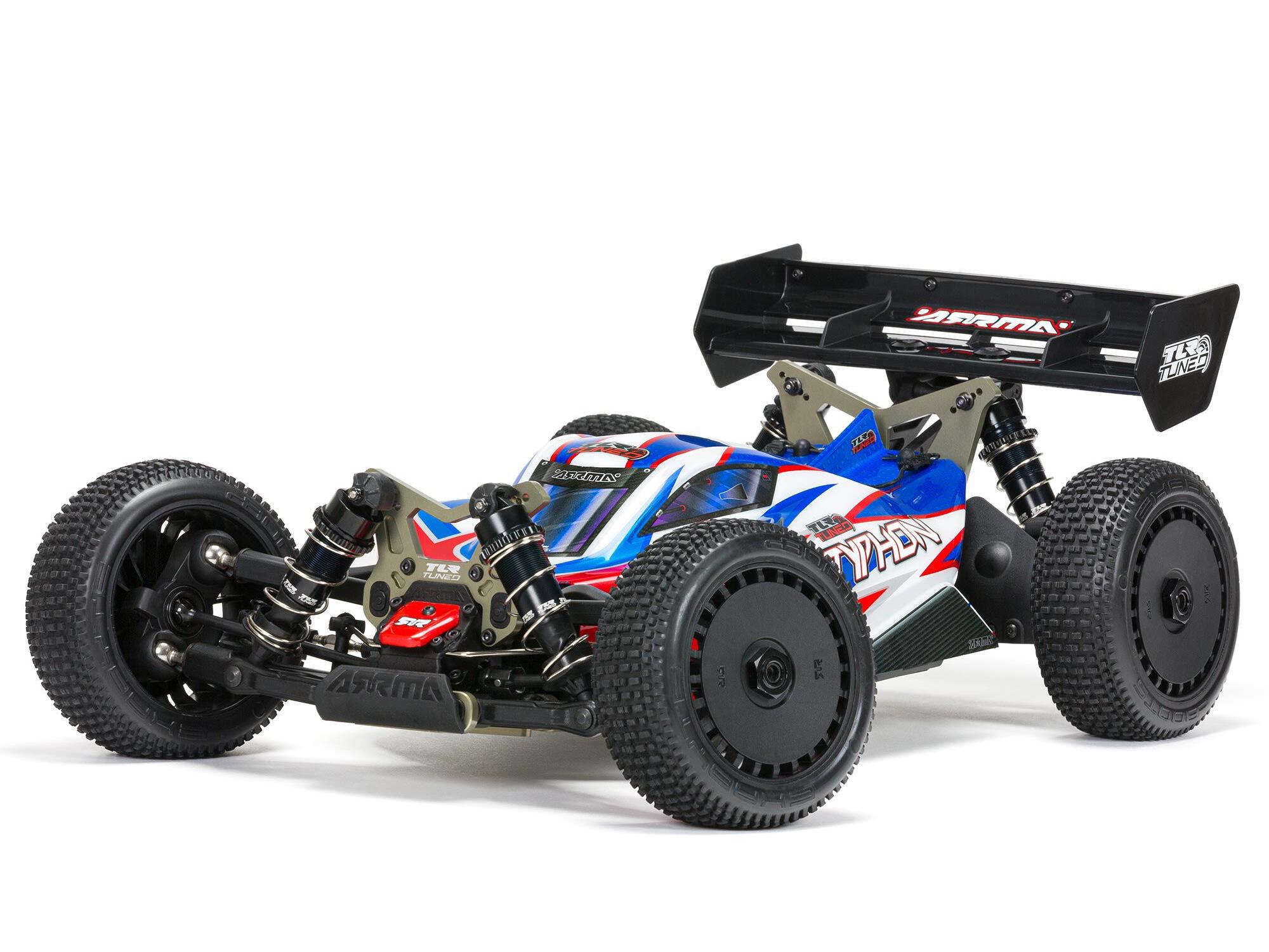1/8 TLR TUNED TYPHON 6S 4X4 BLX Buggy RTR Red/Blue