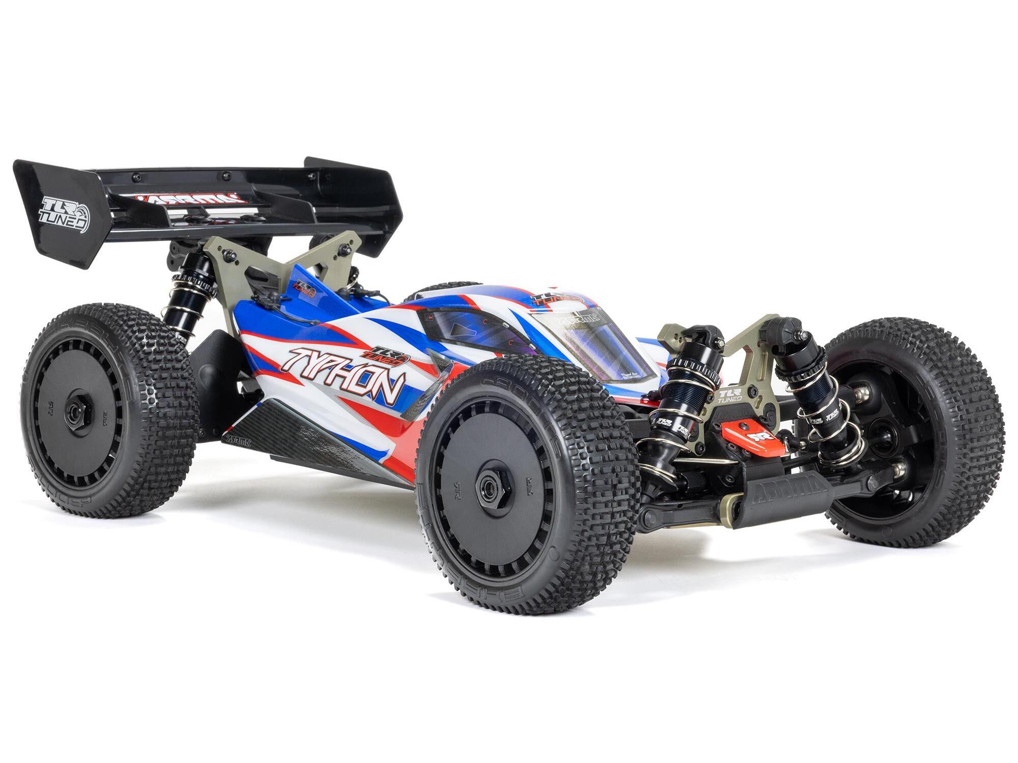 1/8 TLR TUNED TYPHON 6S 4X4 BLX Buggy RTR Red/Blue-3