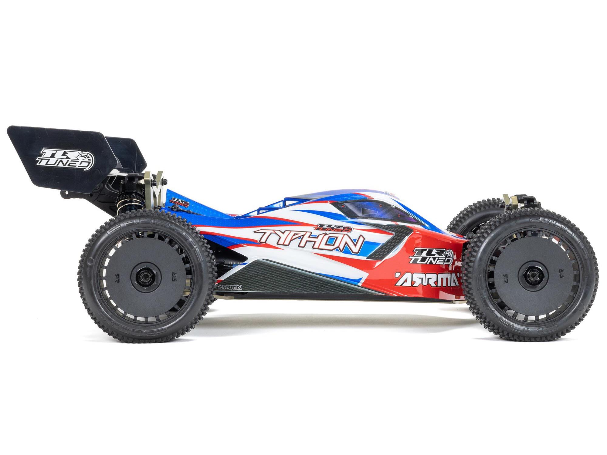 1/8 TLR TUNED TYPHON 6S 4X4 BLX Buggy RTR Red/Blue-5