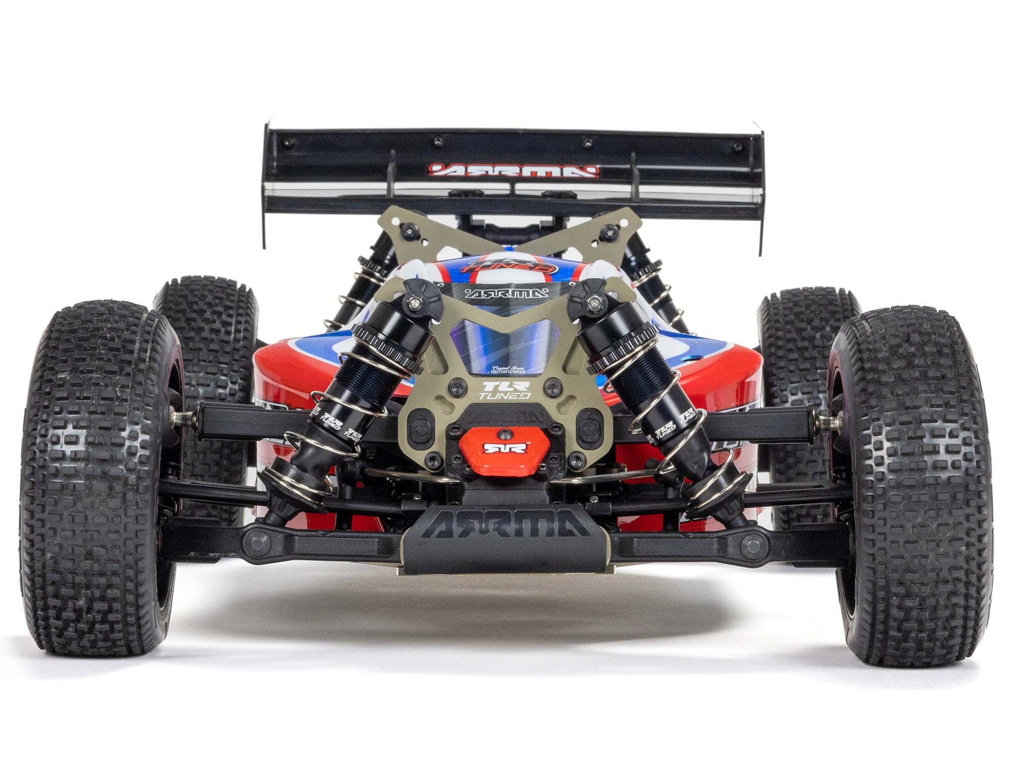 1/8 TLR TUNED TYPHON 6S 4X4 BLX Buggy RTR Red/Blue-6