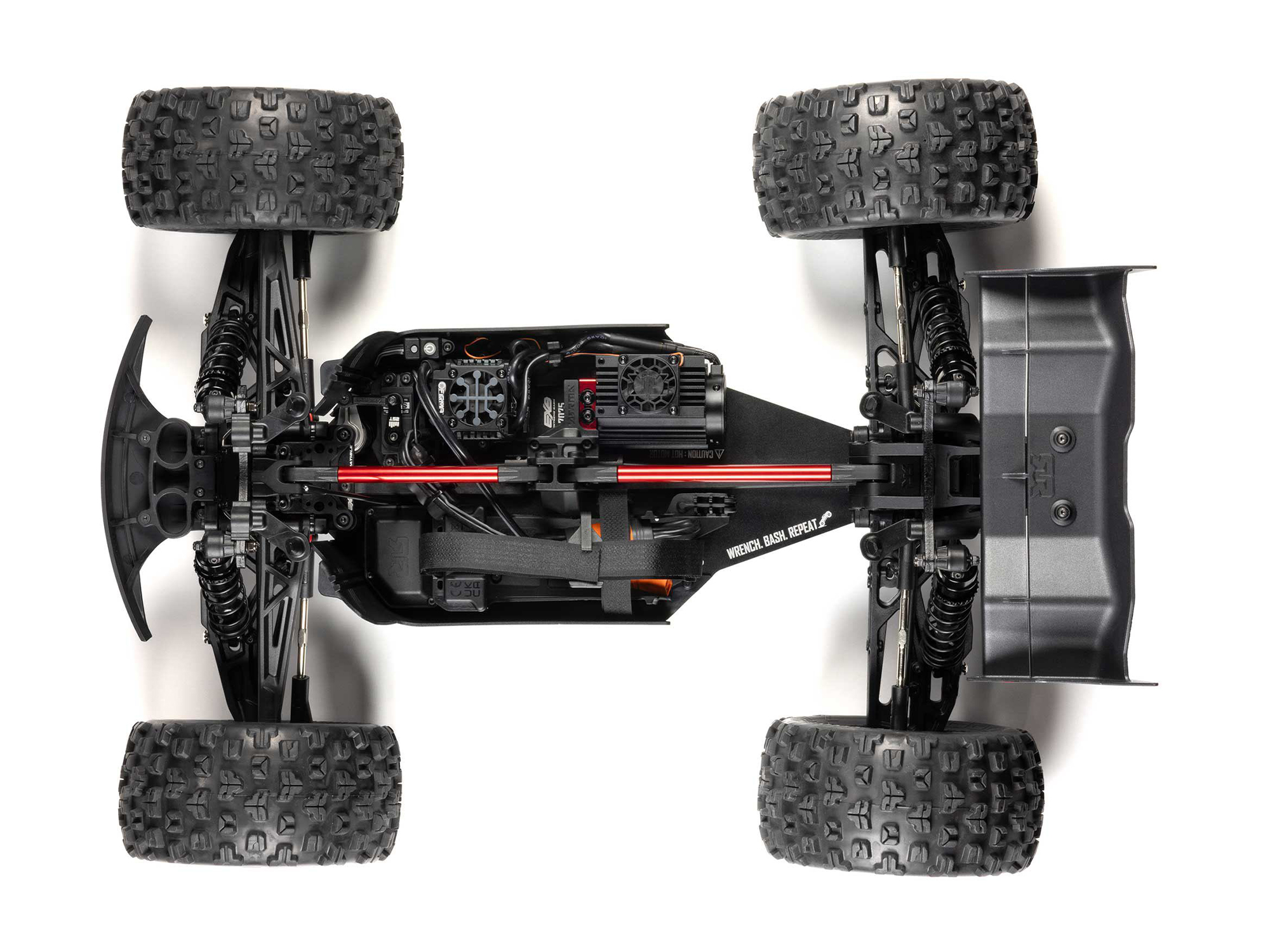 Arrma 1/8 Kraton 6S V6 4X4 BLX Speed Monster Truck RTR Orange-15