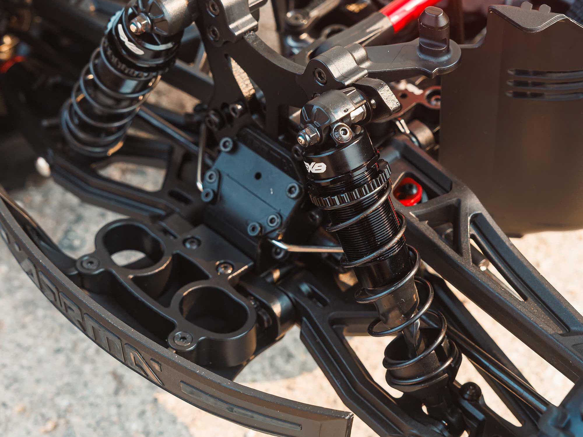 Arrma 1/8 Kraton 6S V6 4X4 BLX Speed Monster Truck RTR Orange-18