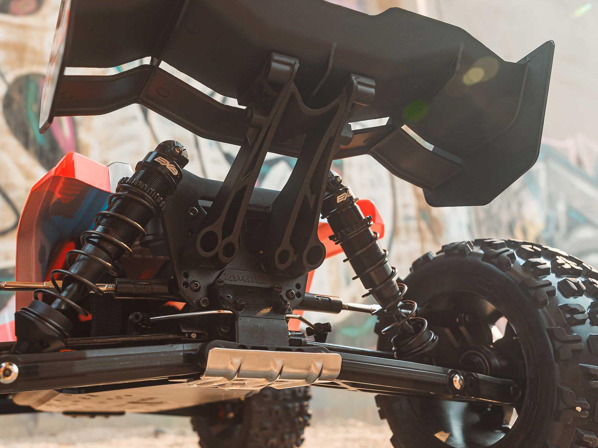 Arrma 1/8 Kraton 6S V6 4X4 BLX Speed Monster Truck RTR Orange-21