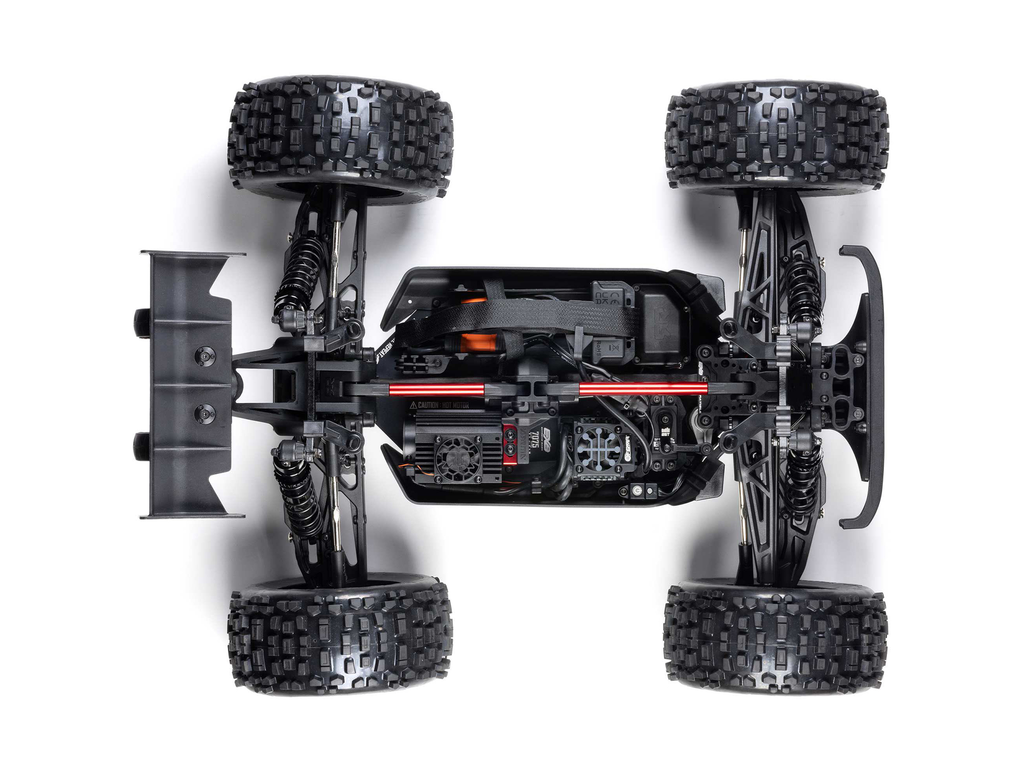 Arrma 1/8 Notorious 6S V6 4X4 BLX Stunt Truck RTR - Black-13