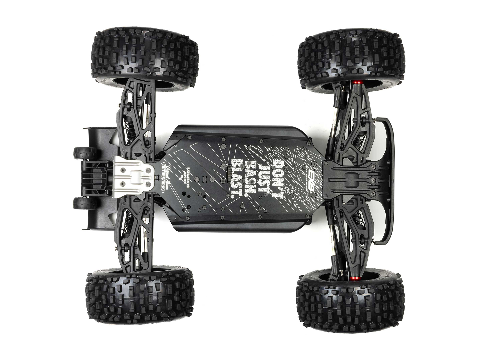 Arrma 1/8 Notorious 6S V6 4X4 BLX Stunt Truck RTR - Black-14